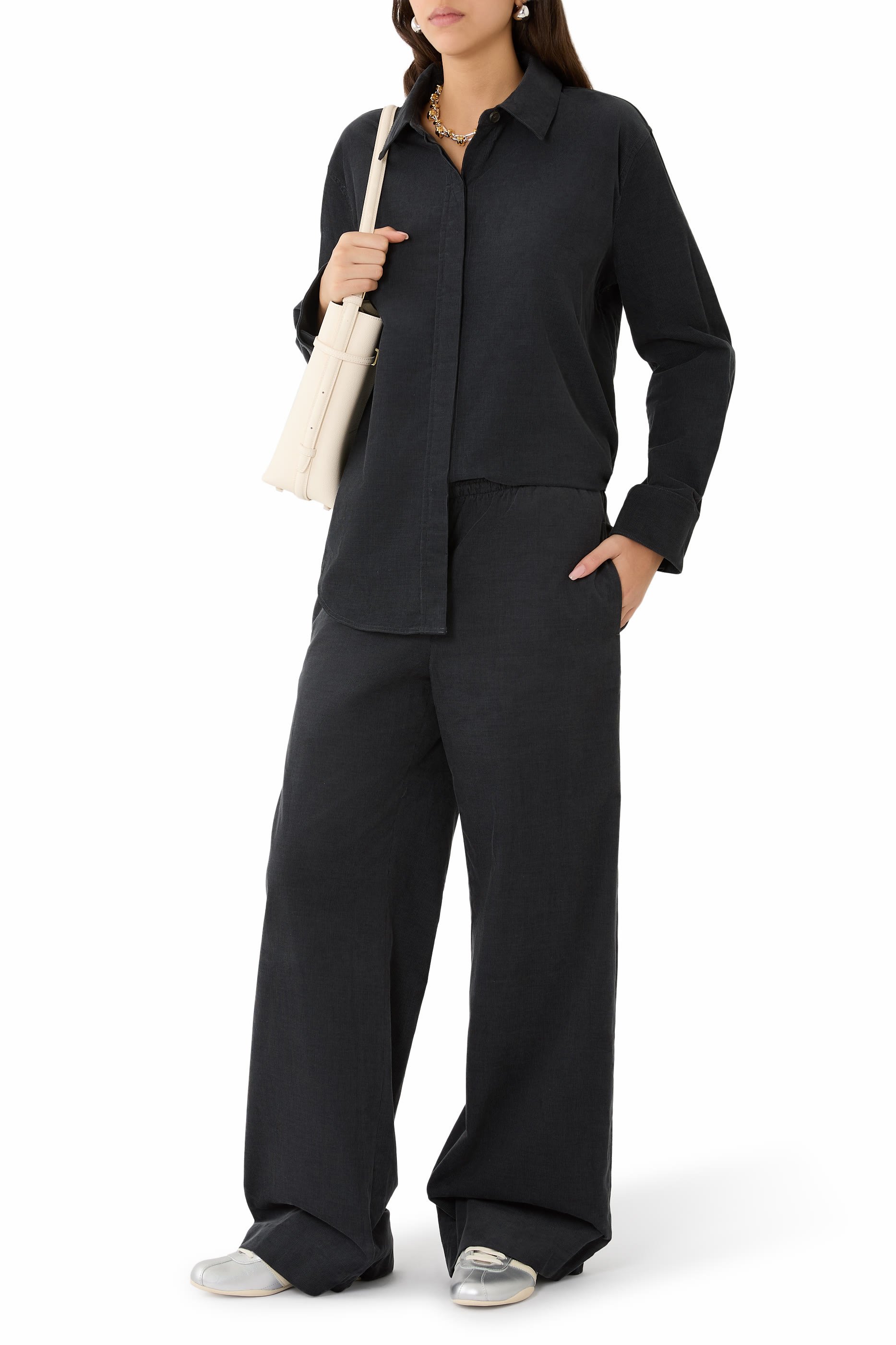 Cotton Corduroy Pull-On Pant