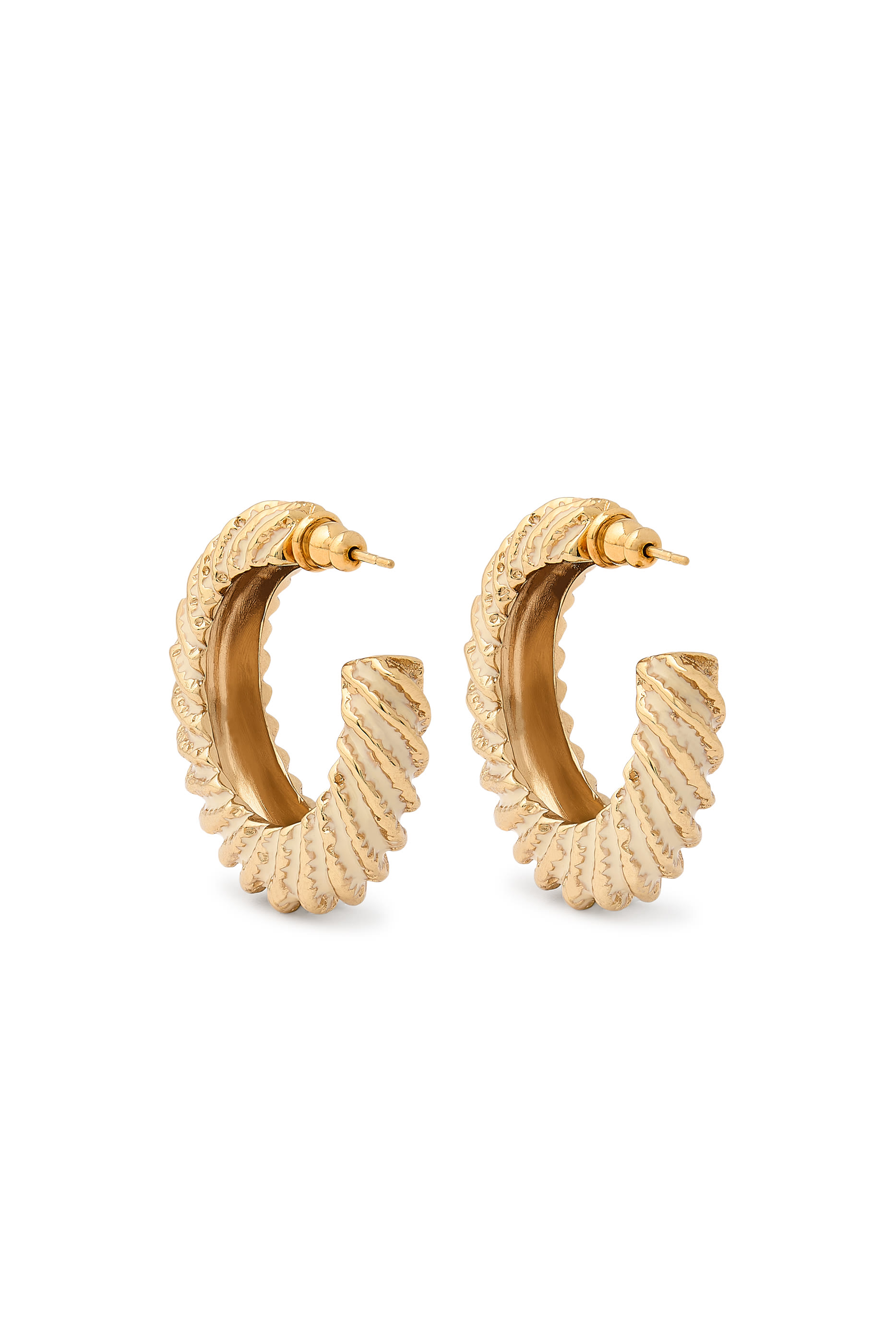 Tiki Hoop Earrings