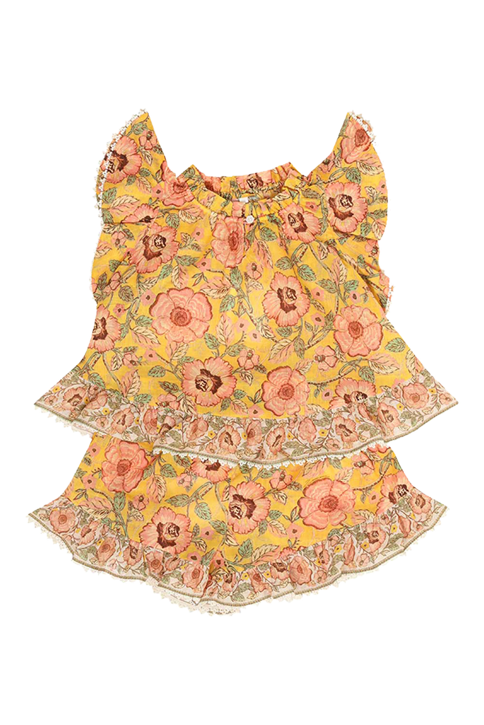 Kids Junie Frill Sleeve Top