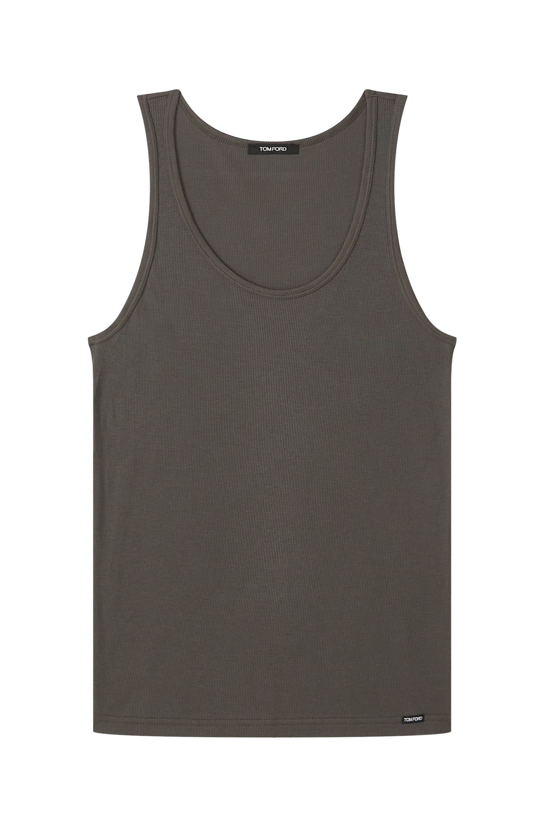 Ribbed Cotton-Modal Blend Tank Top