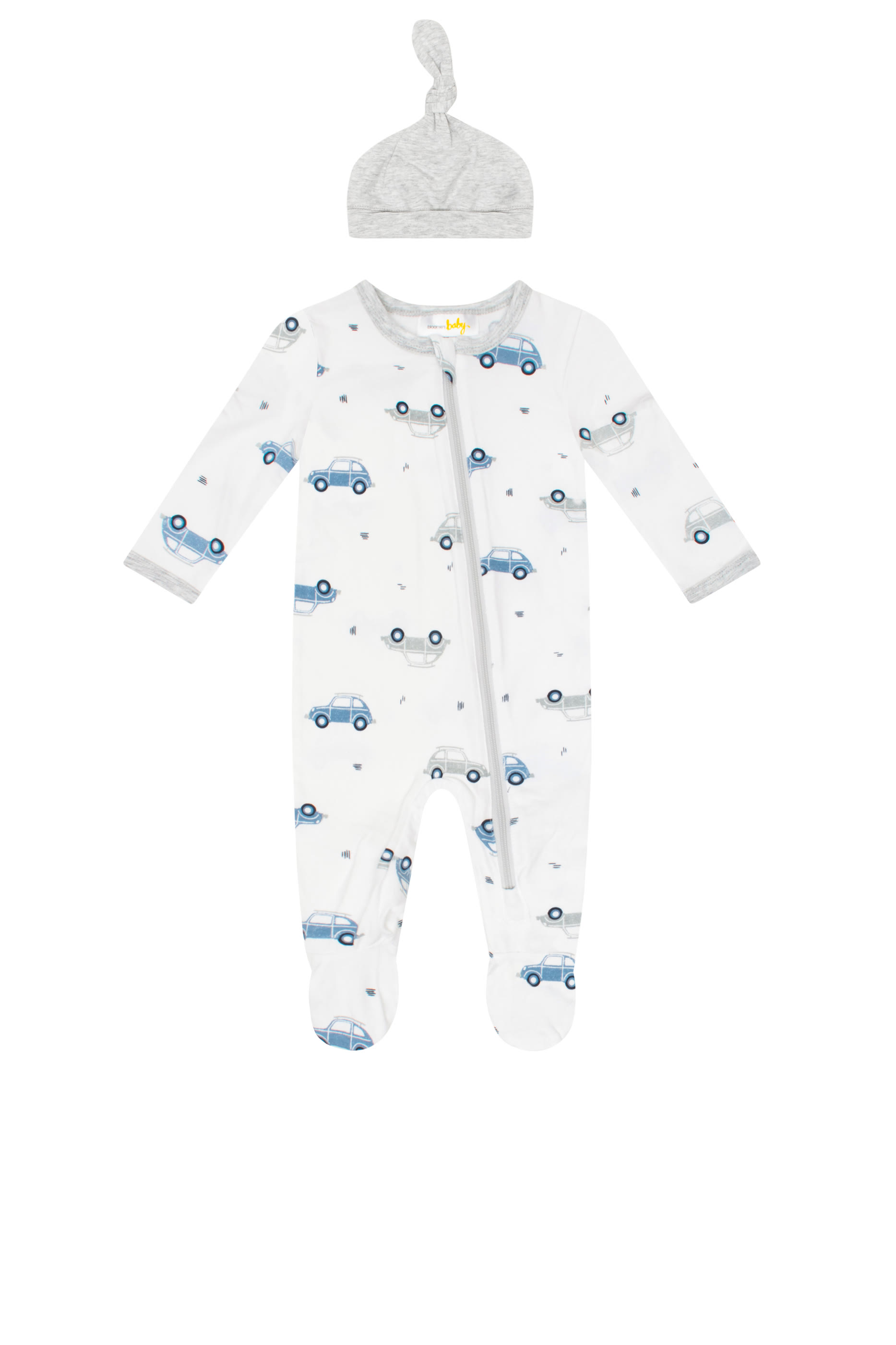Cars Sleepsuit and Hat Set