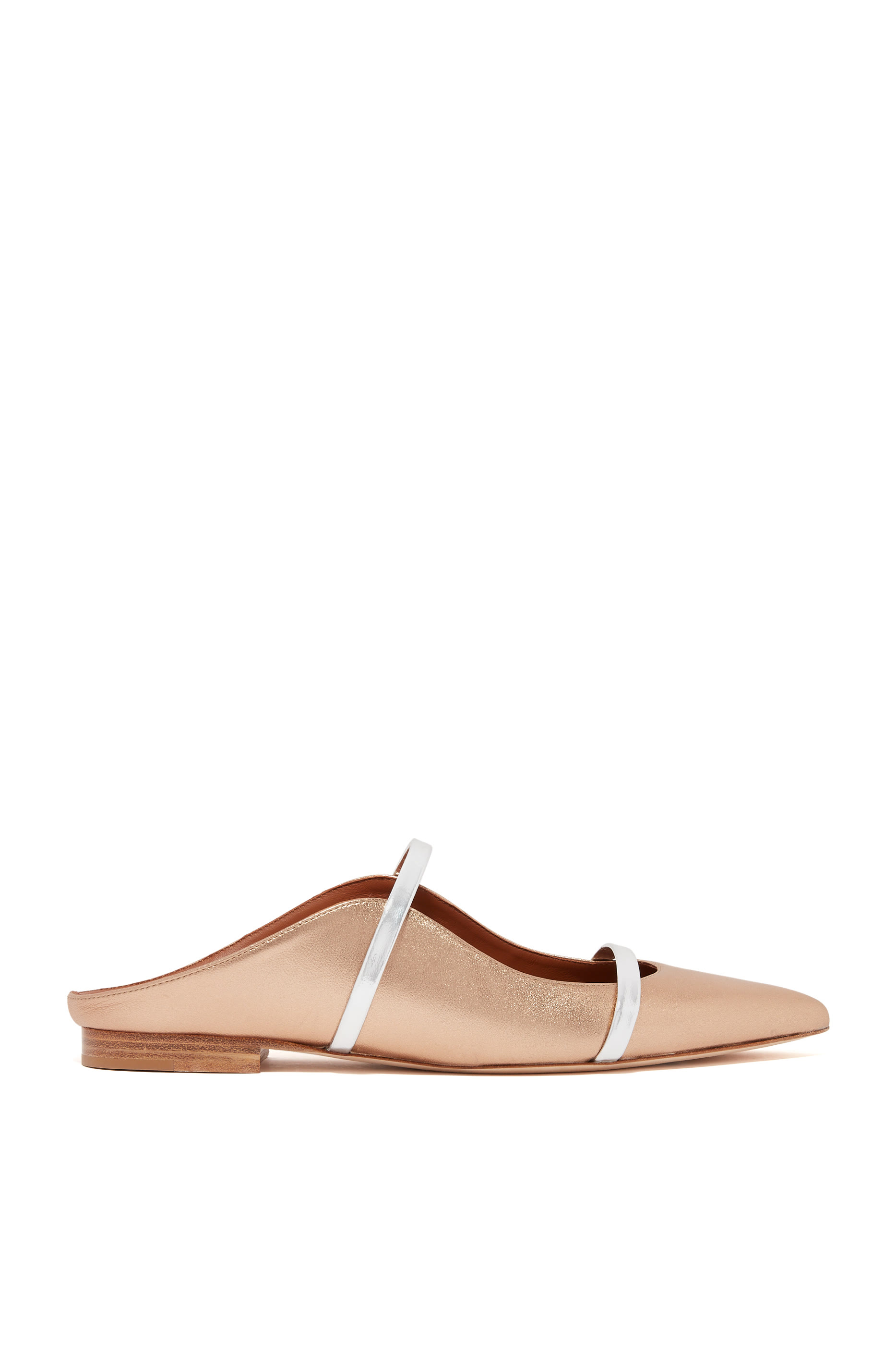 Maureen Metallic Flat Mules