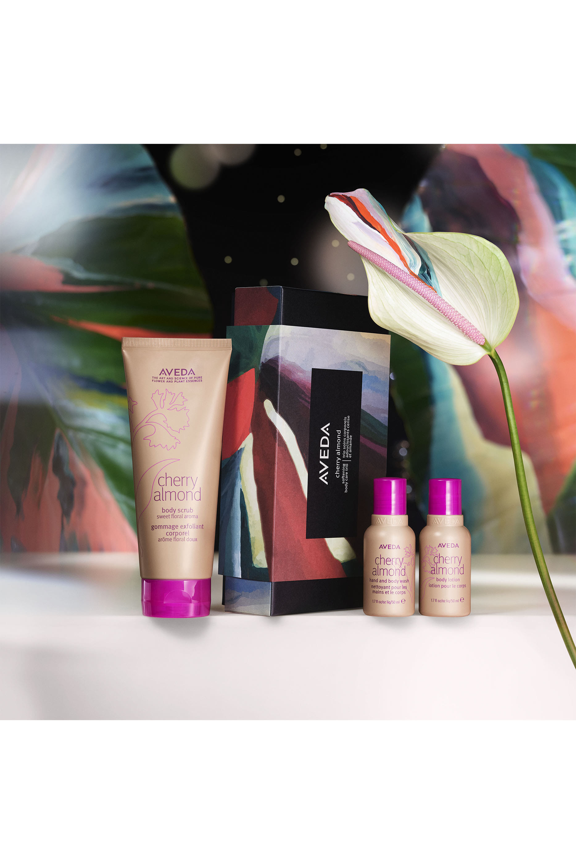 Cherry Almond Softening Body Care Trio, Set of 3