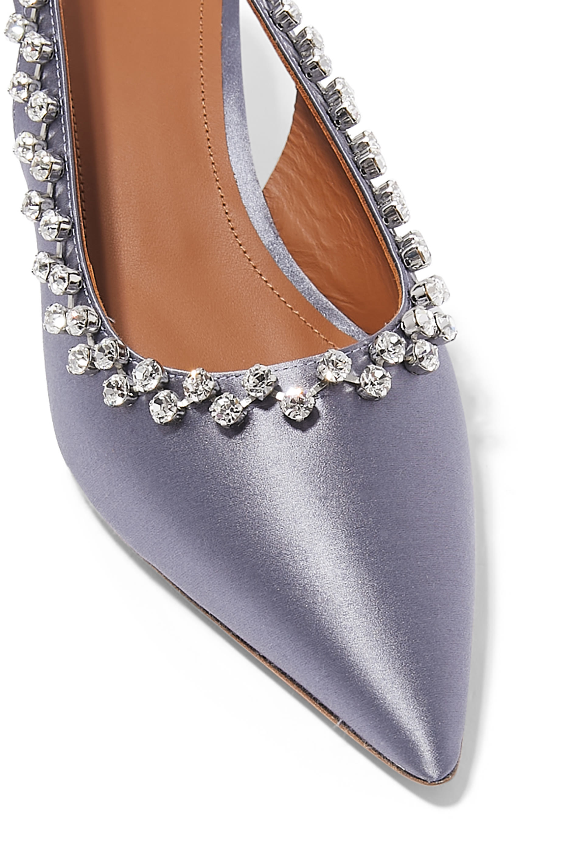 Giselle 45 Satin Slingback Pumps