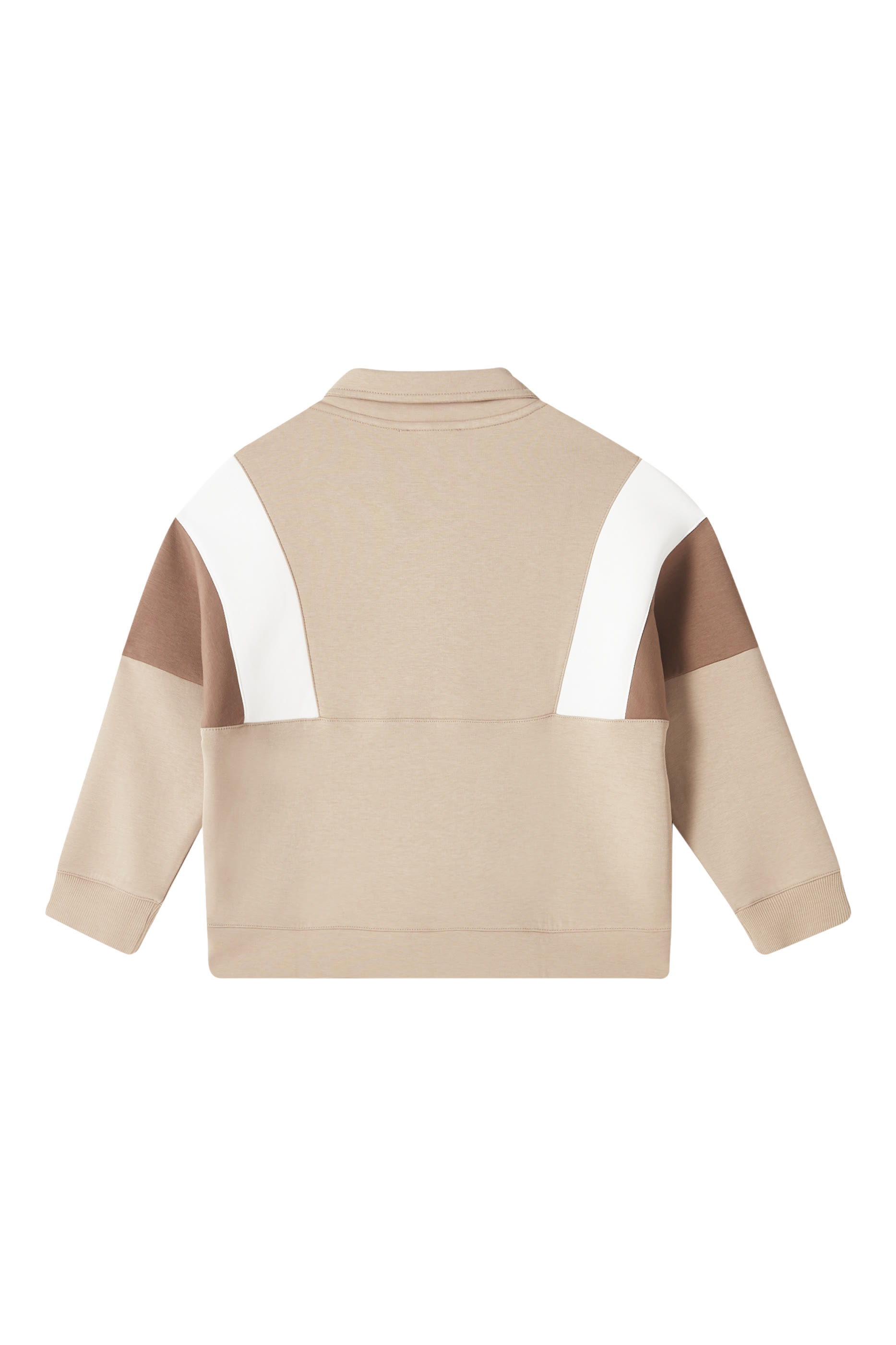 Kids Cotton-Blend Collared Sweatshirt