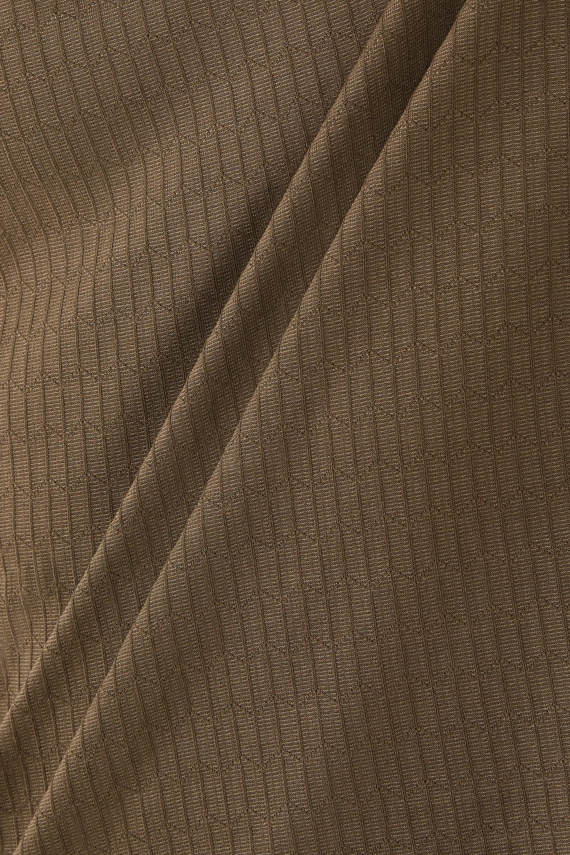 Geometric Jacquard T-Shirt