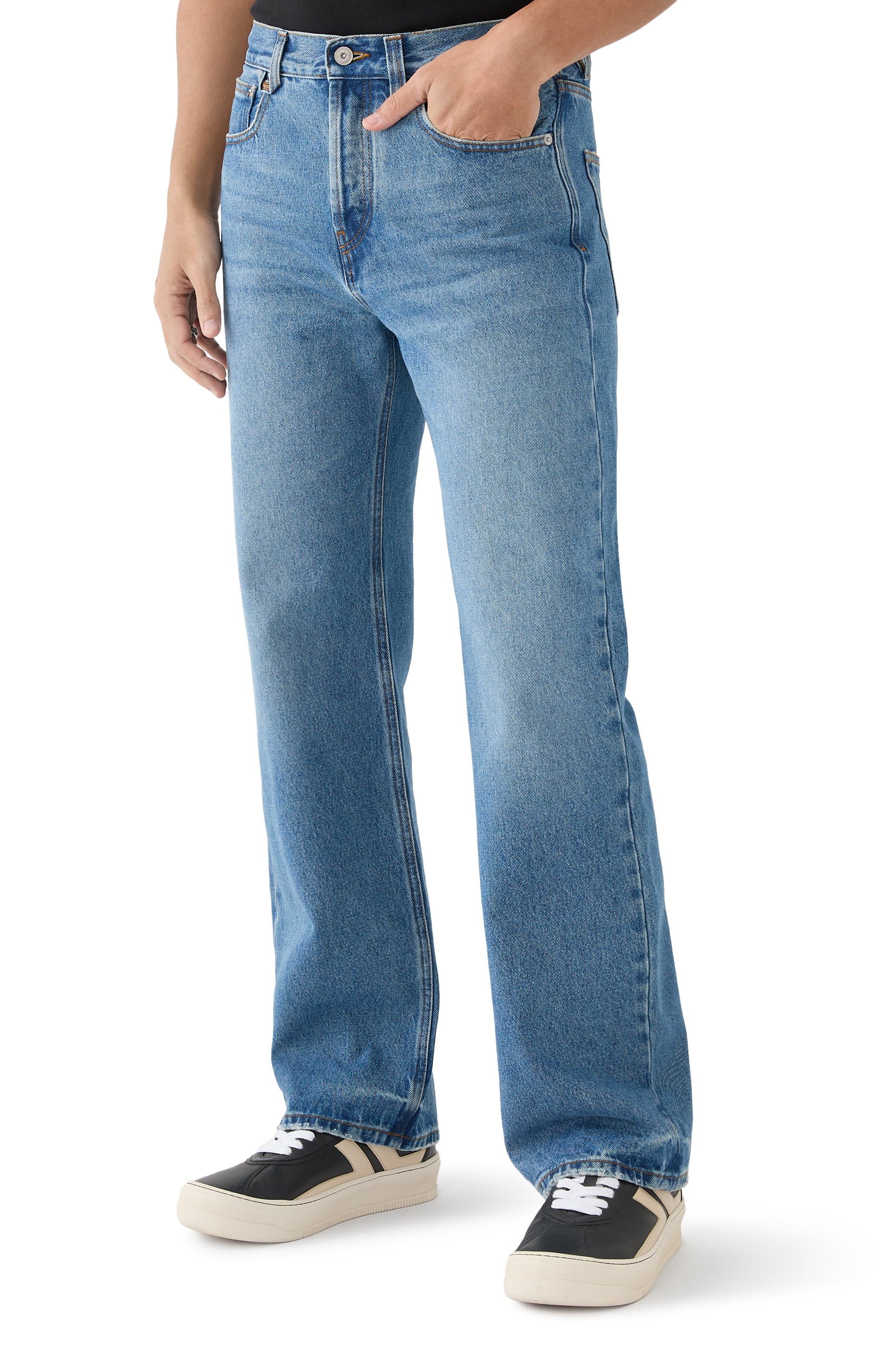The Straight De-Nîmes Denim Pants