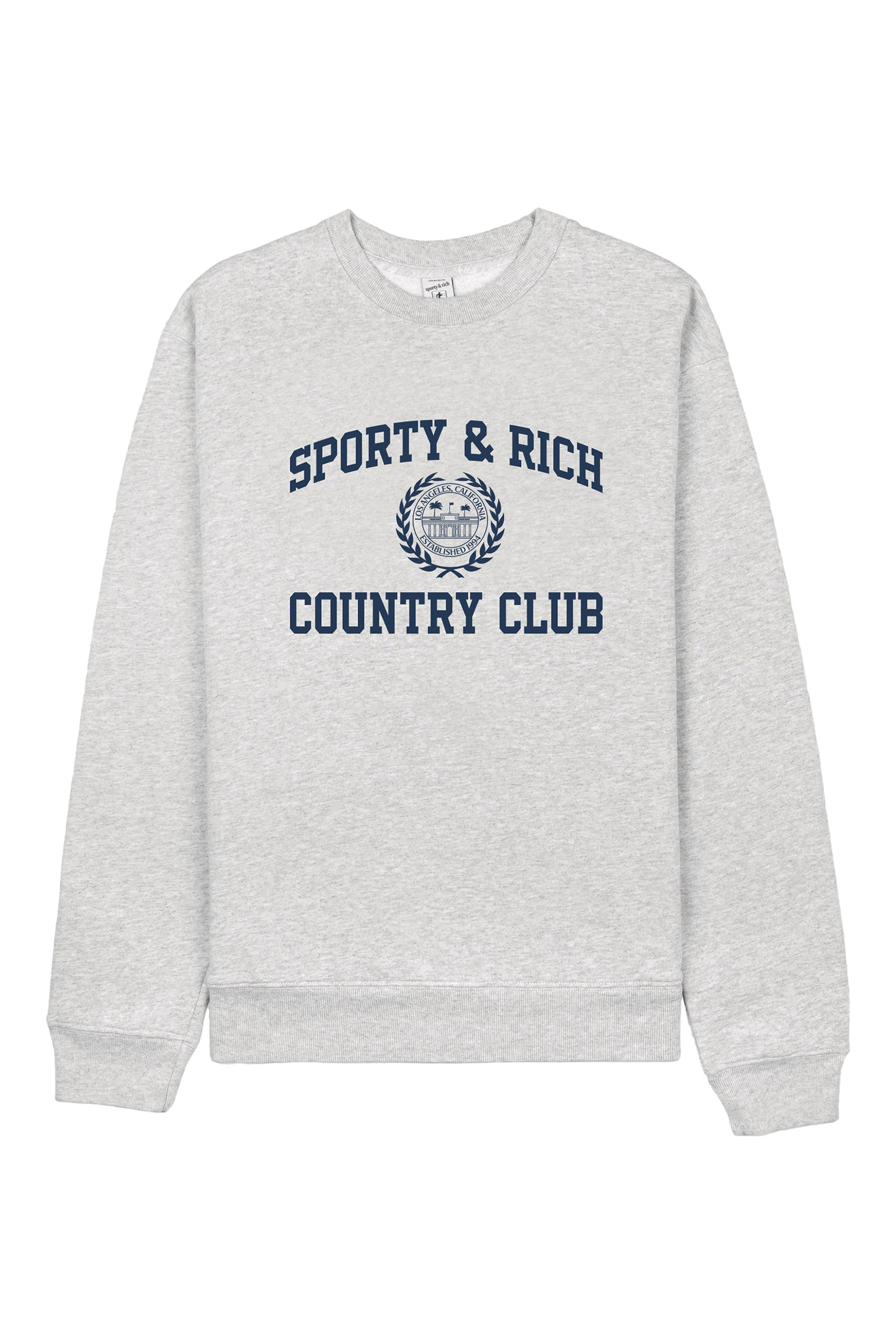 Varsity Crest Crew Neck Sweatshirt