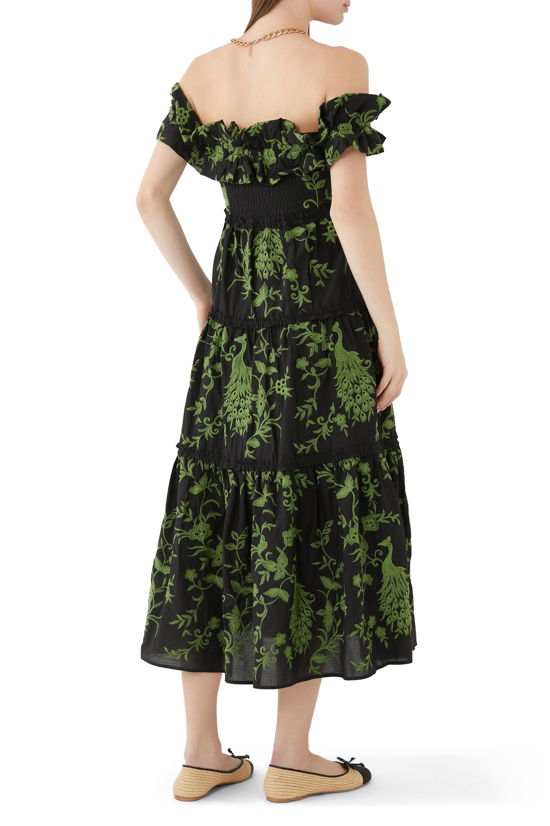 Filerimos Off-The-Shoulder Dress