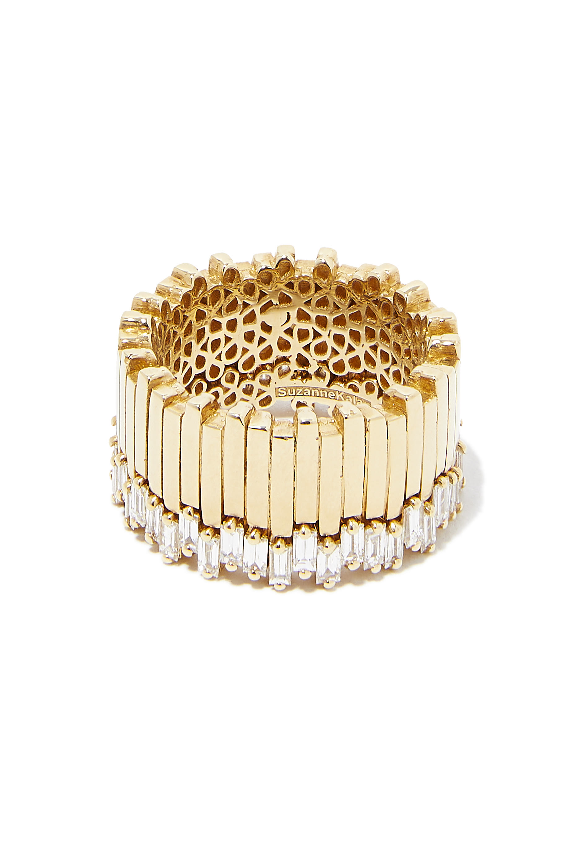 Two Row Eternity Band, 18K Gold & Diamonds