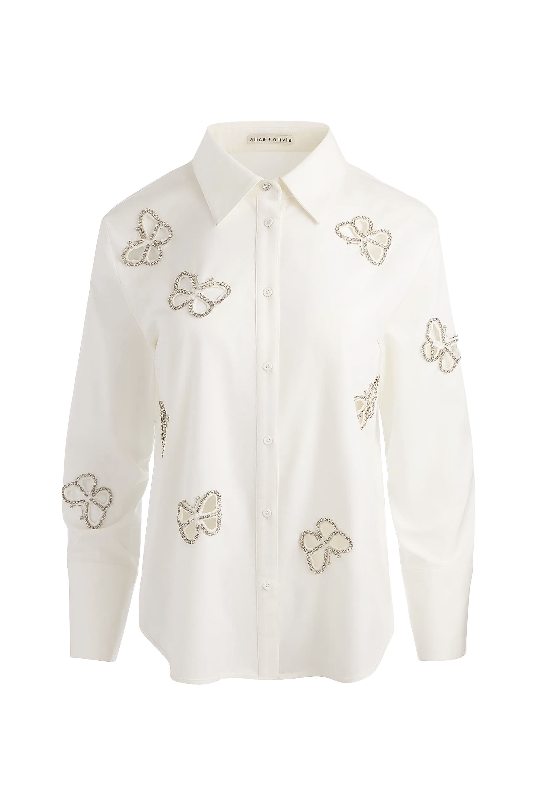 Finely Embellished Cutout Blouse