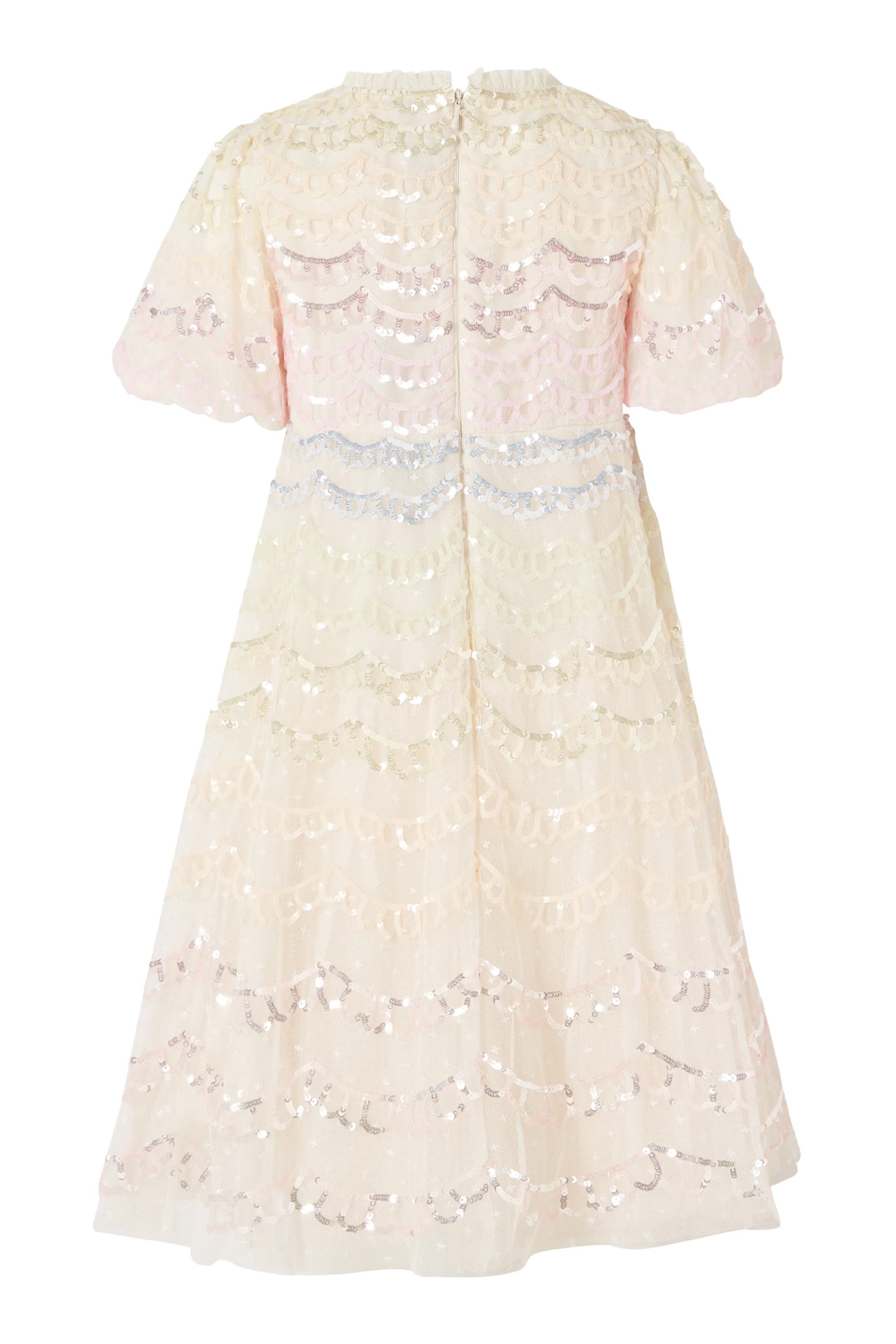 Kids Ombre Scallop Dress