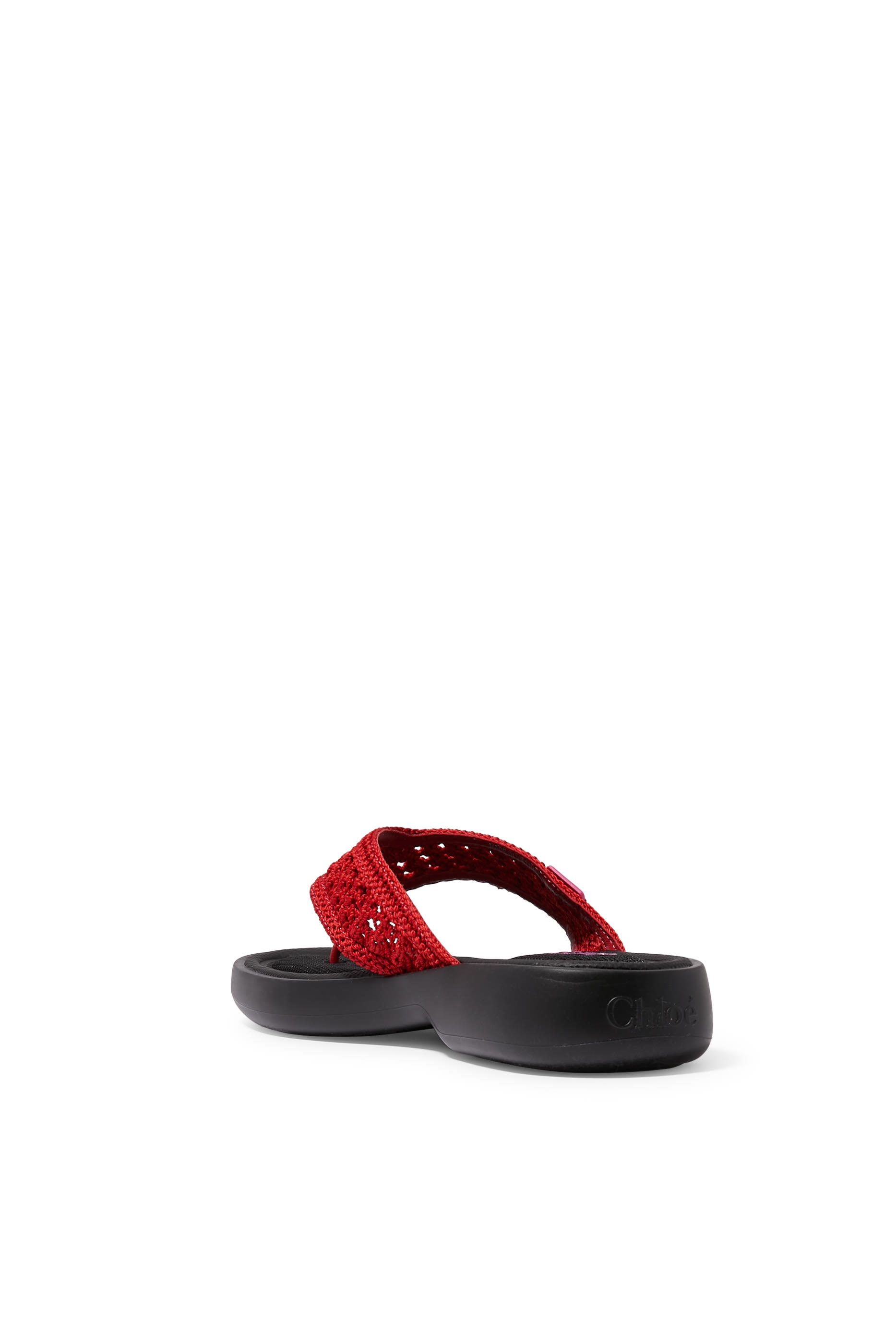 Woven Strap Thong Sandals