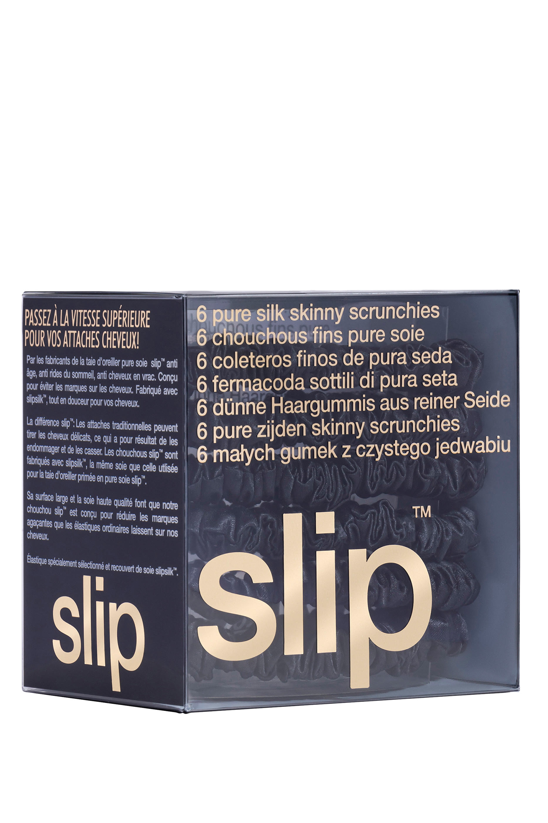 Skinny Scrunchie Set, Pack of 6