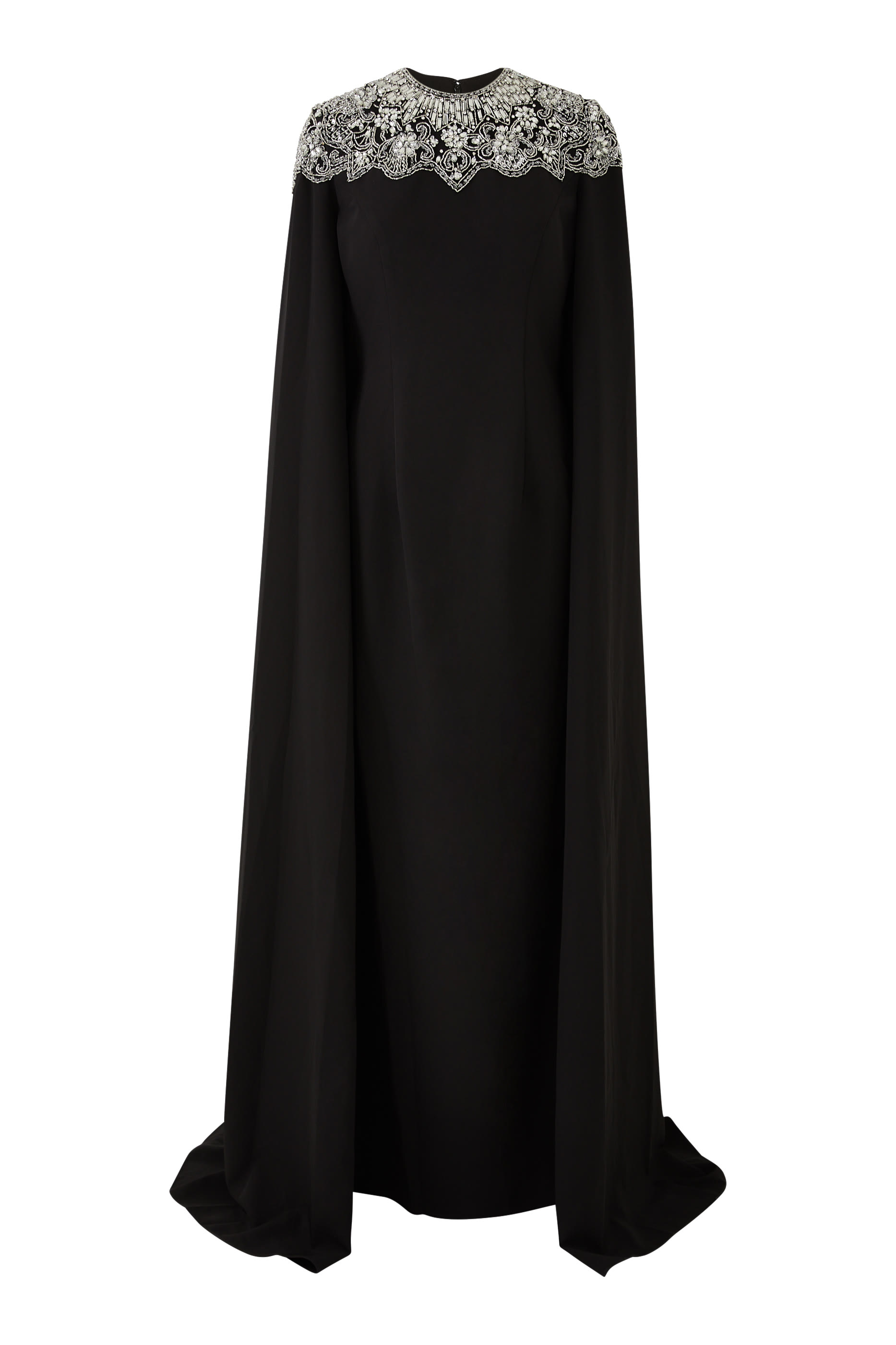Cape Sleeves Gown