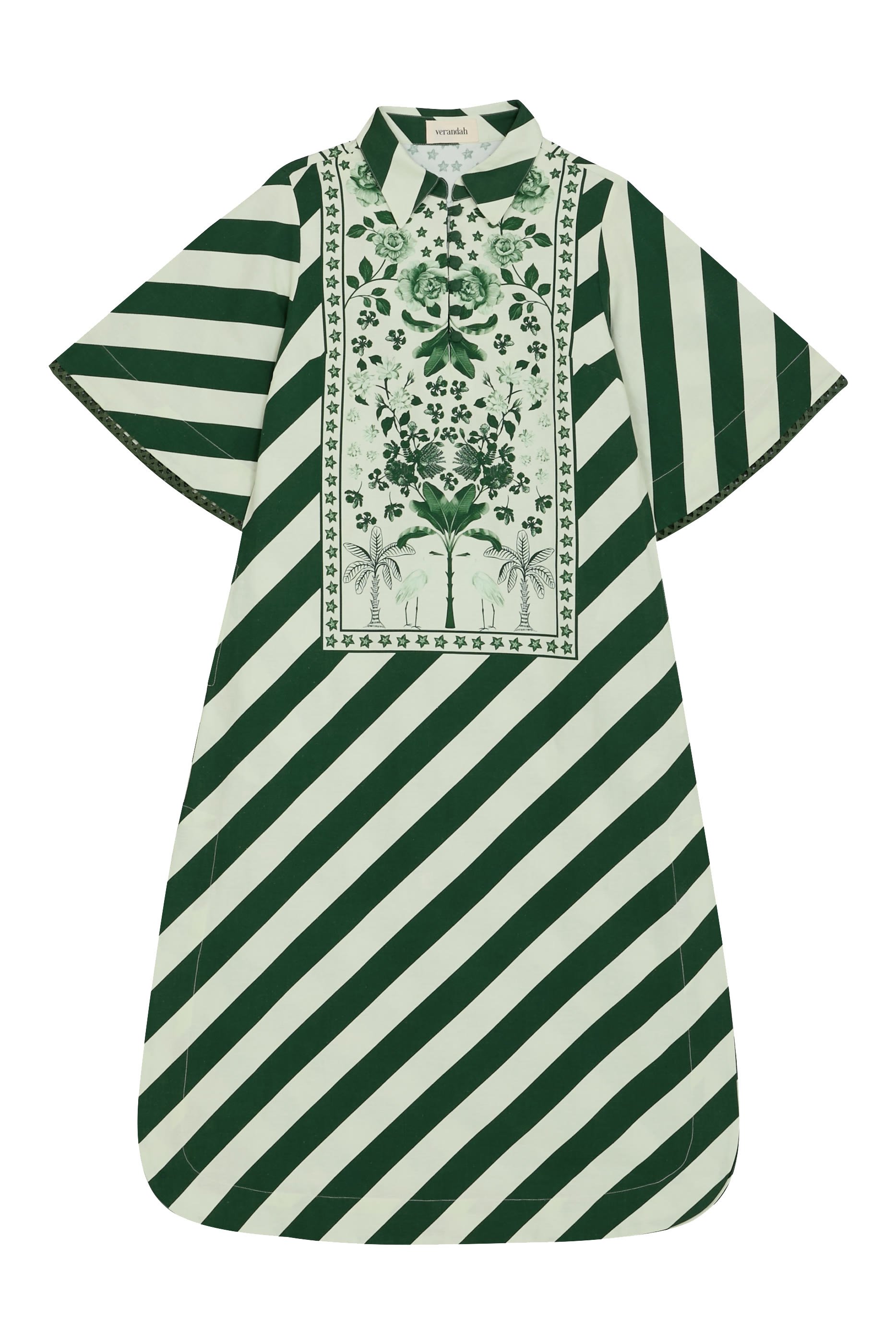 Azulejos Midi Kaftan Dress 