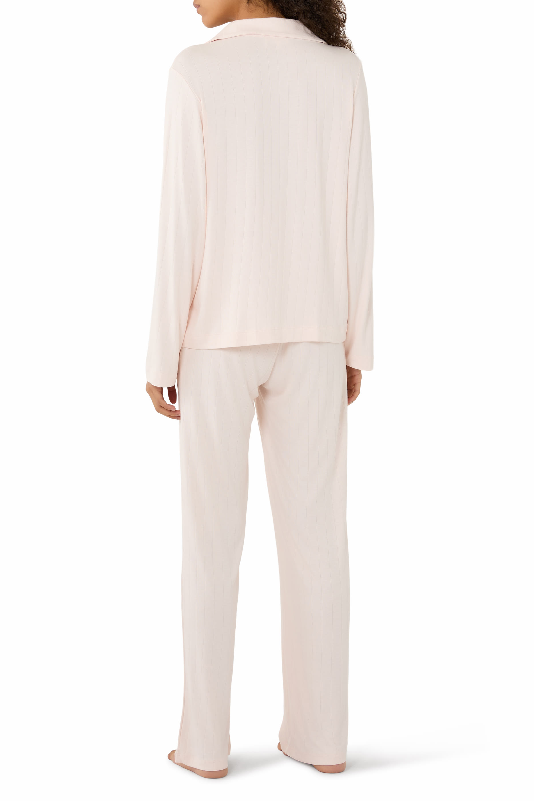 Jersey Classic Flat Rib Pajama Set