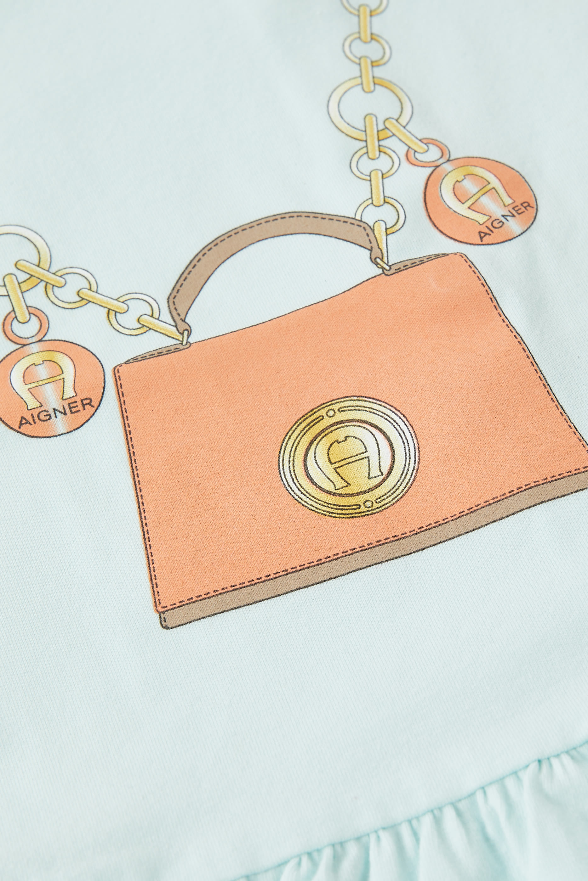 Kids Purse Print T-Shirt Dress