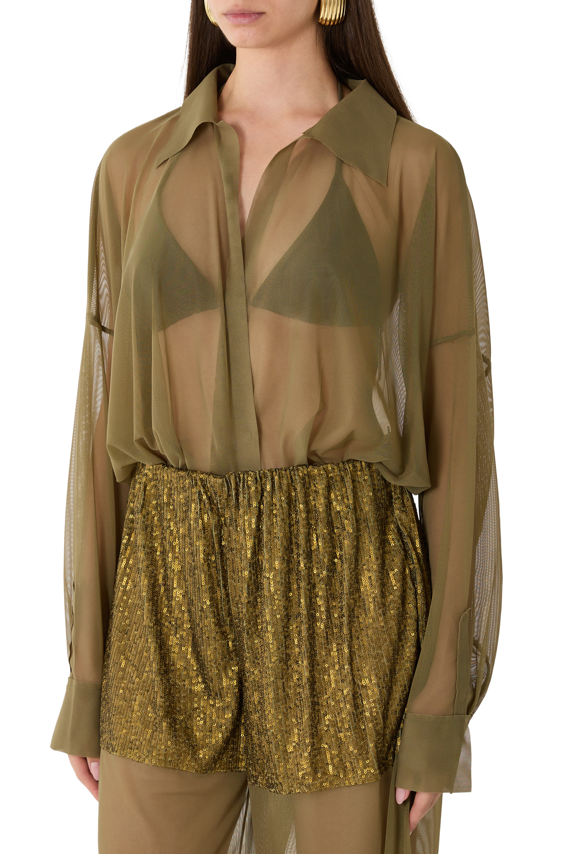 Super Oversized Boyfriend Shirt Bodysuit