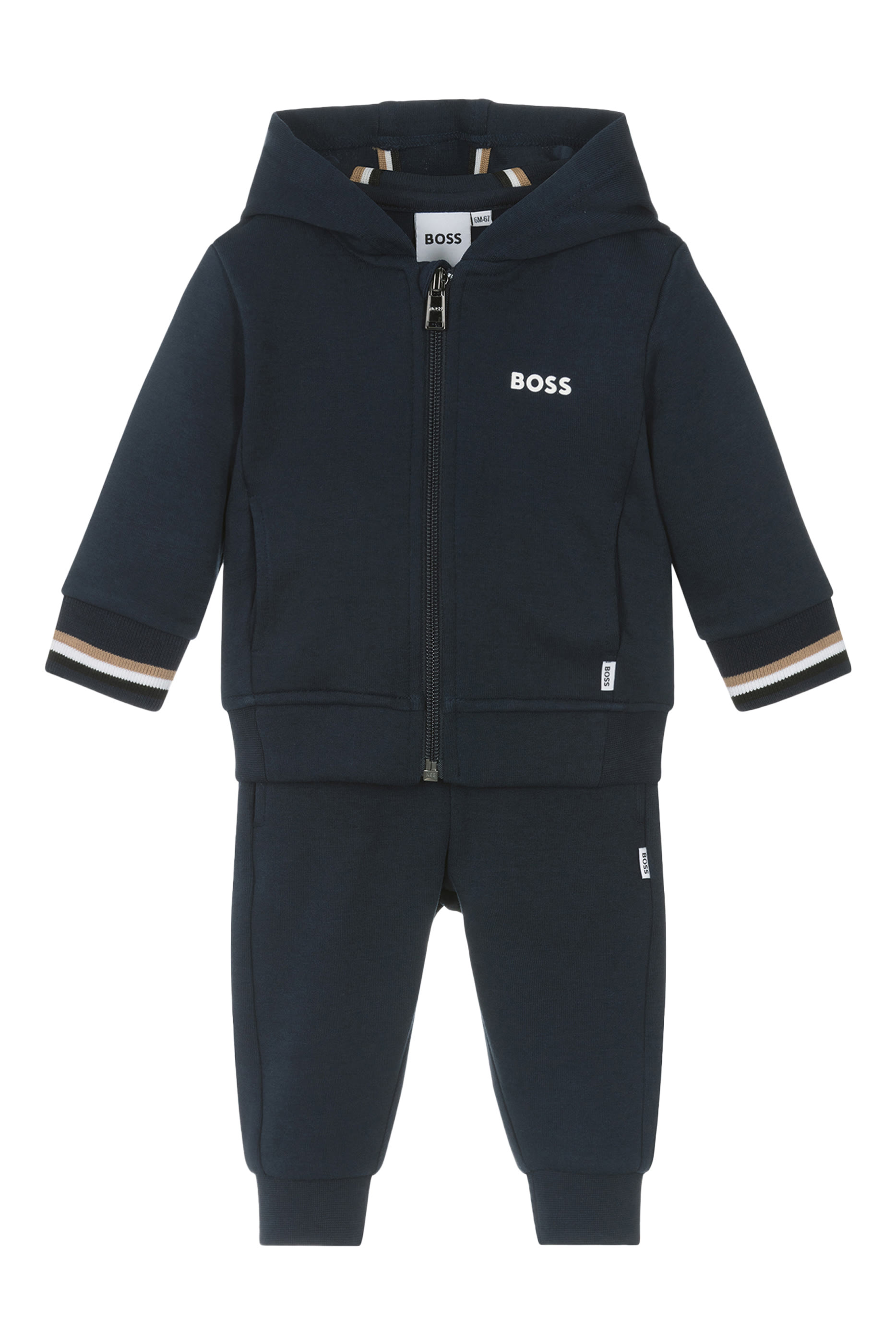 Kids Cotton Cardigan & Trousers Set