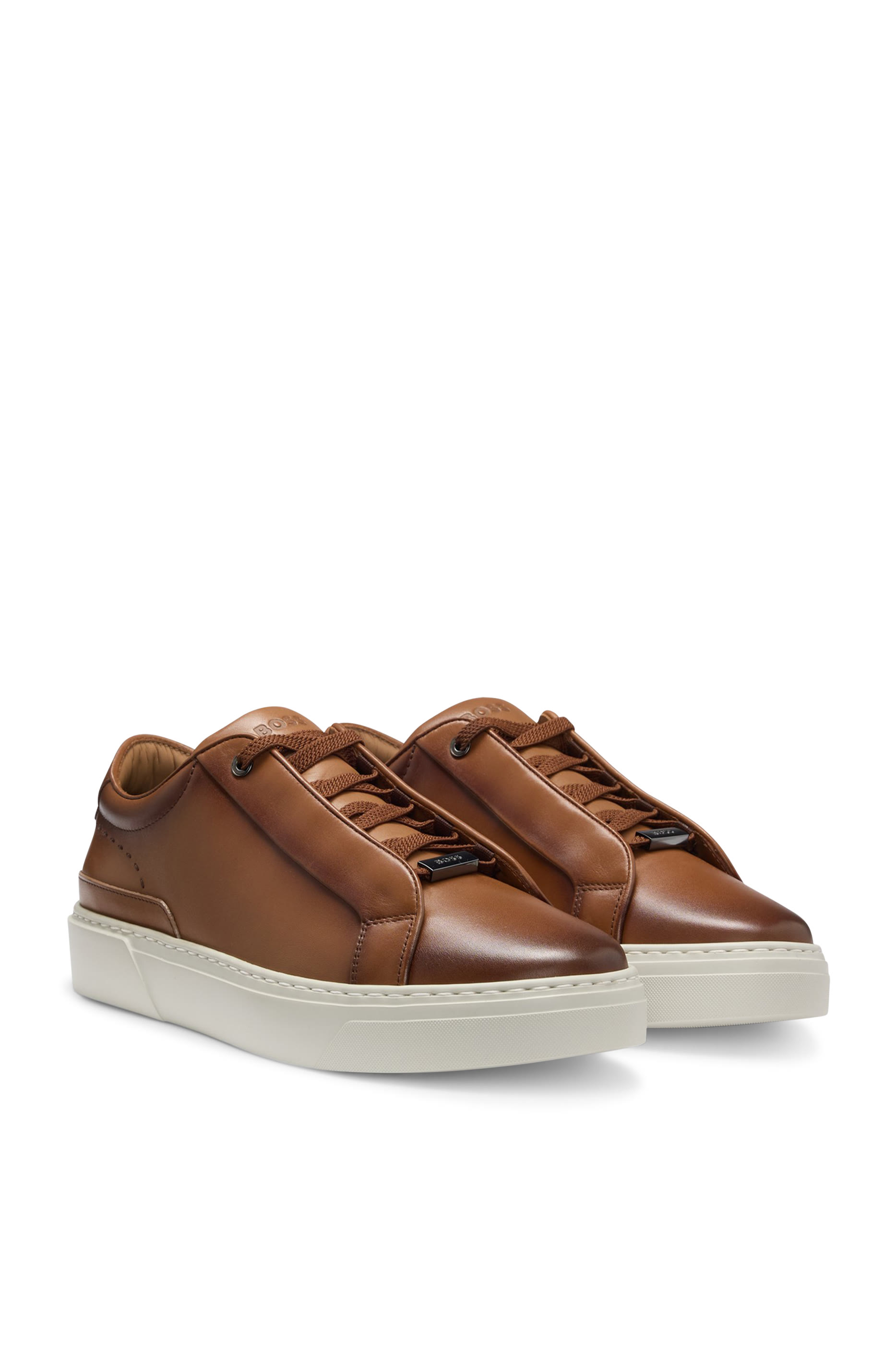 Gary Leather Sneakers With Hidden Laces