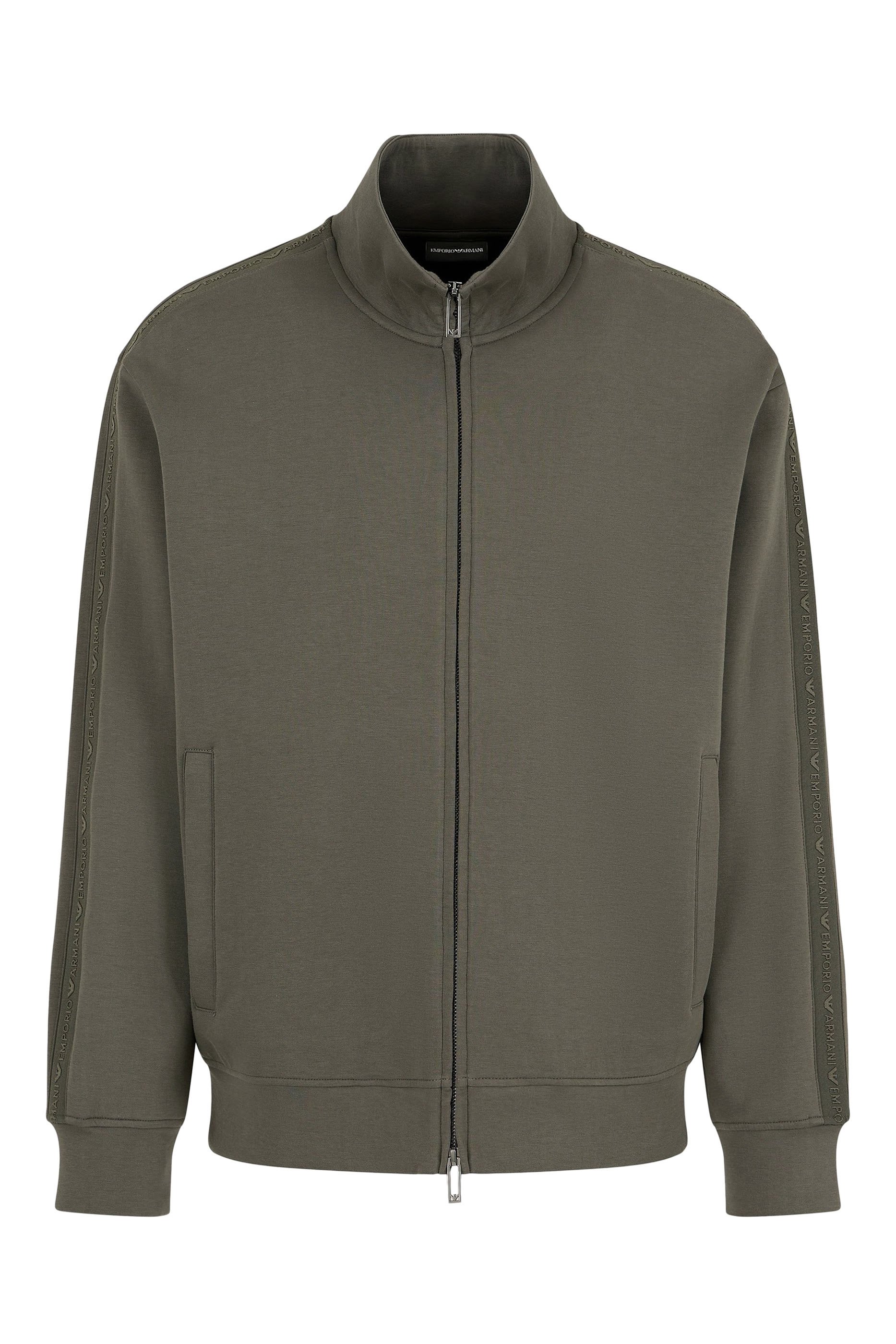 Jersey Zip-Up Sweatshirt