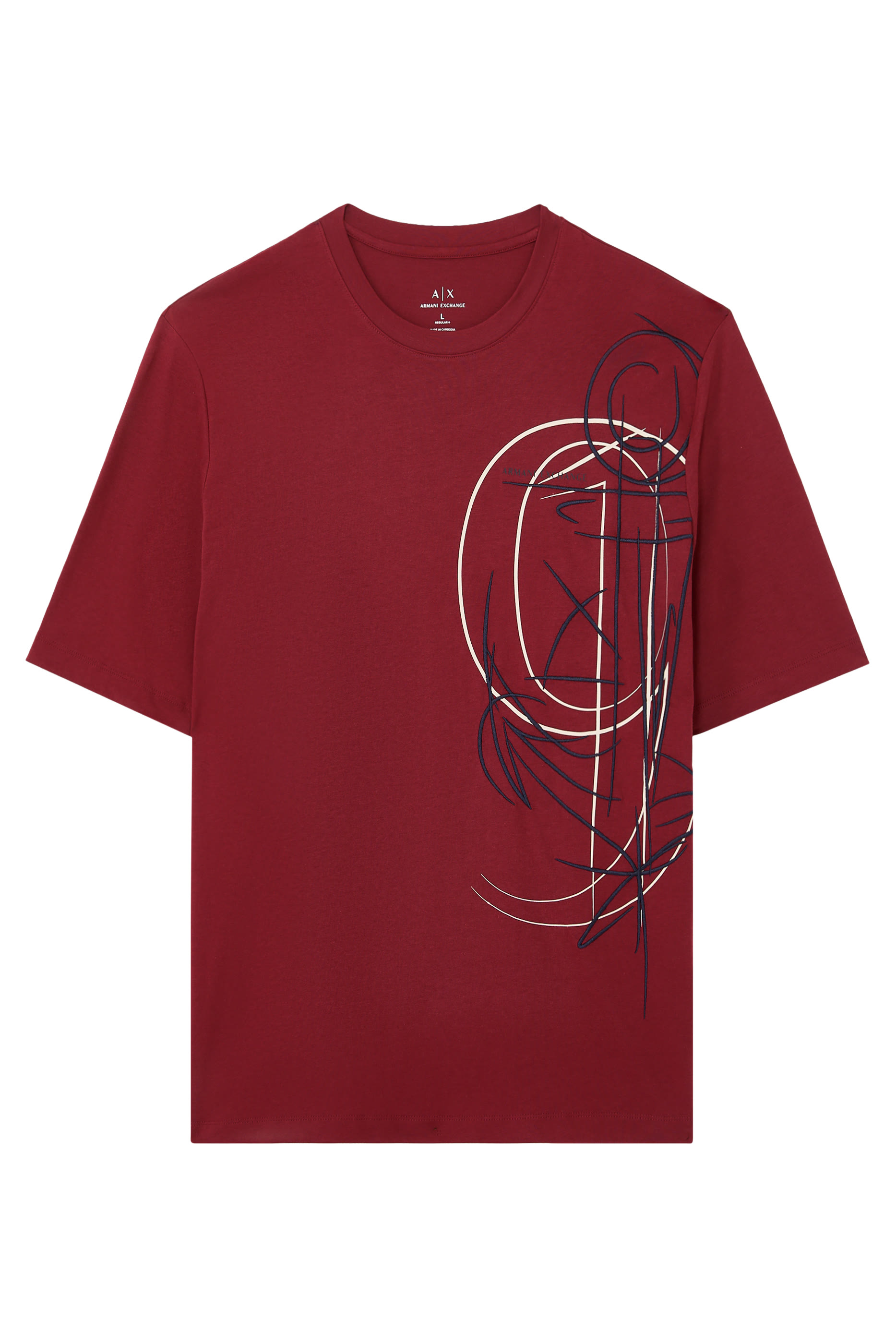 Logo Execution Side Chest Print T-Shirt