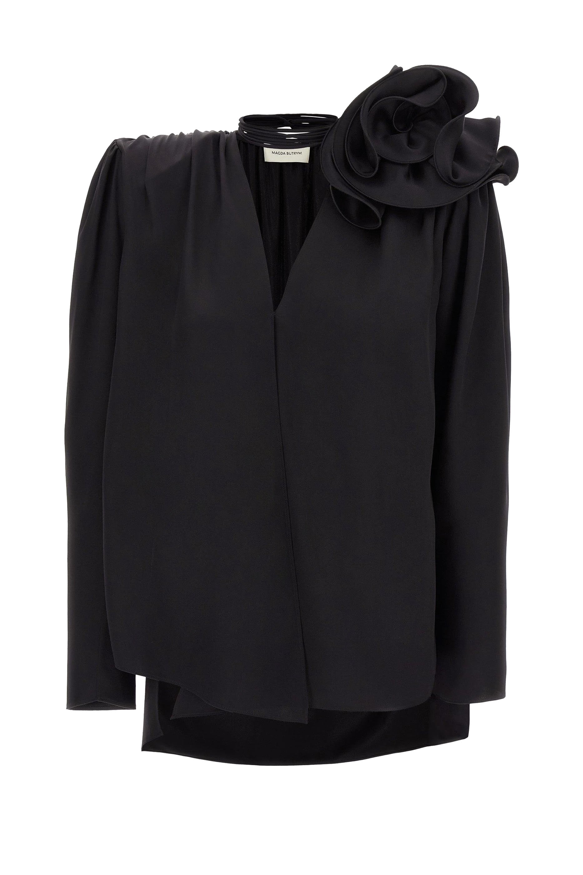 Classic Shirred Flower Blouse