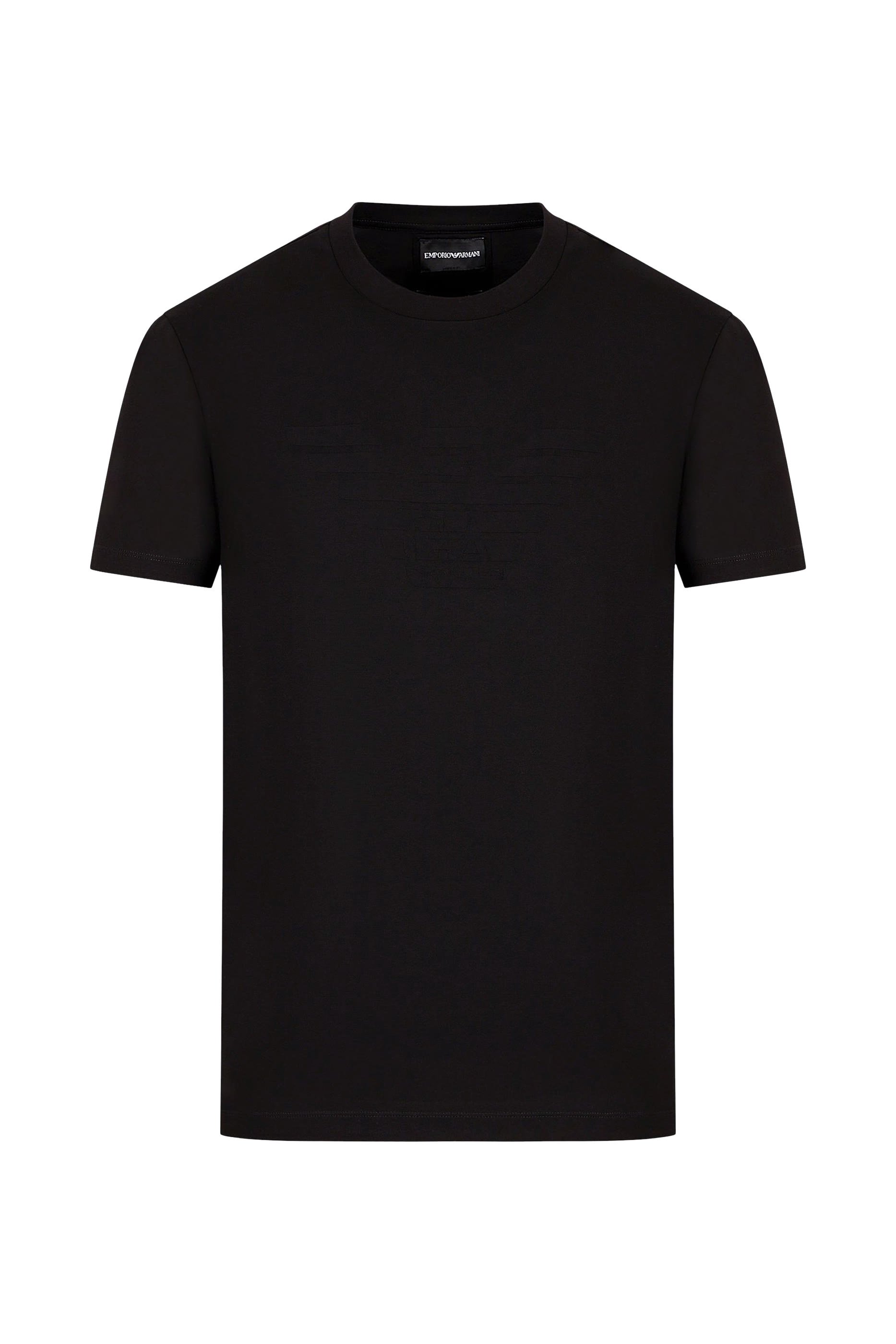 Jersey T-shirt with Jacquard Logo