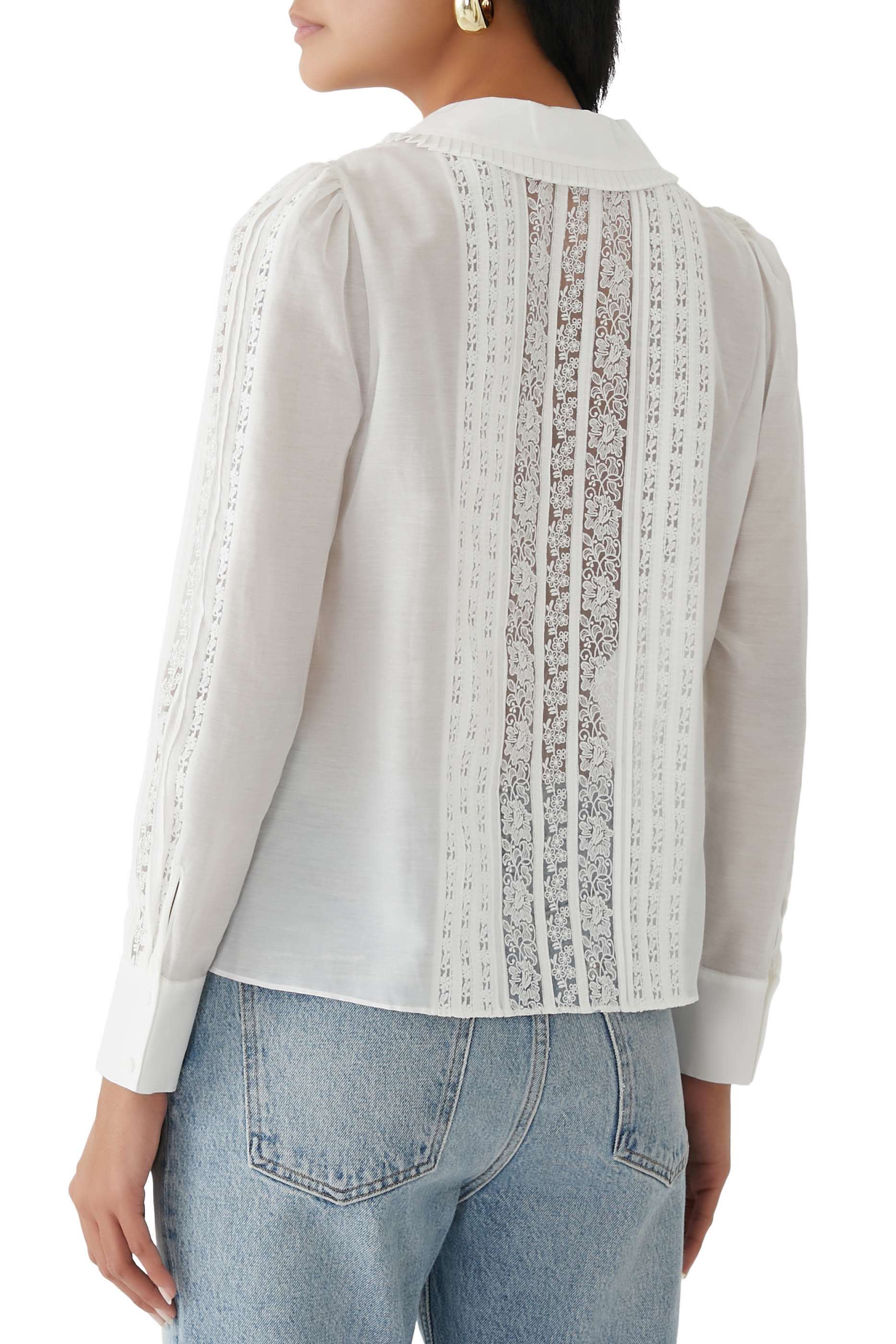 Kurt Mixed Media Blouse