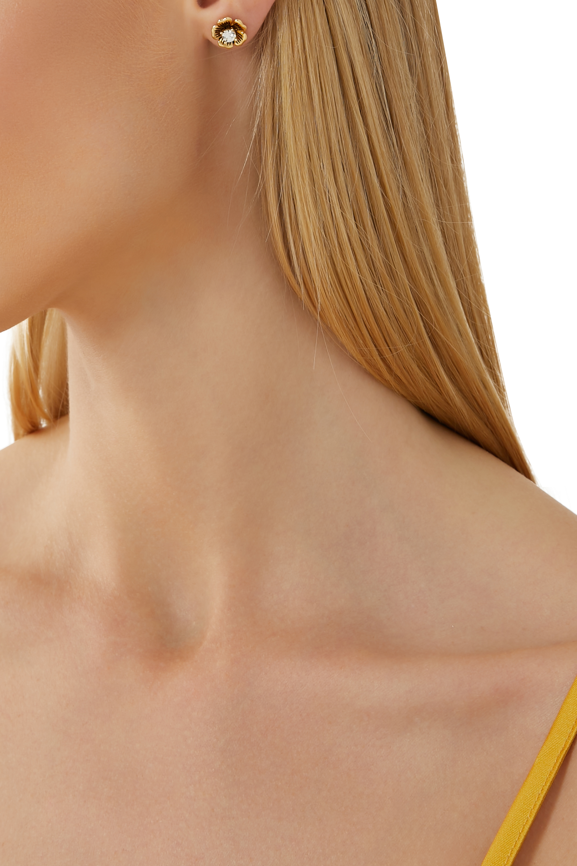 Signature Tea Rose Stud Earrings