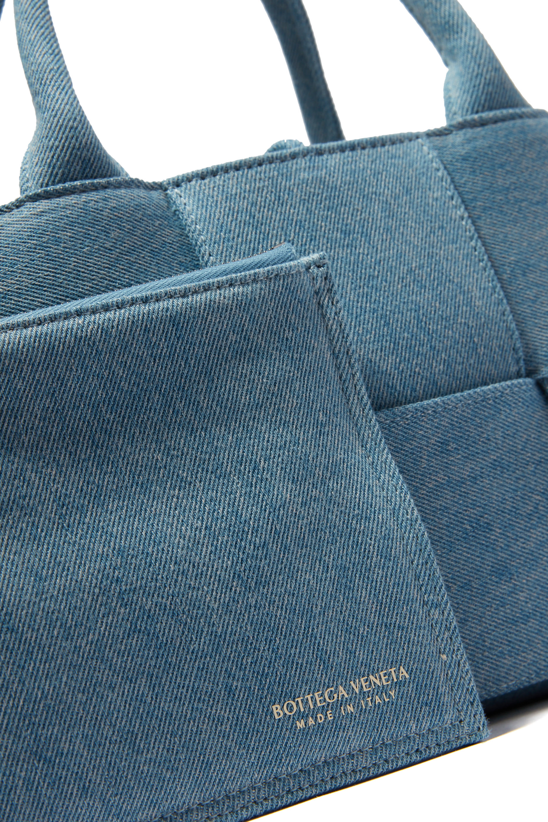 Mini Denim Arco Tote