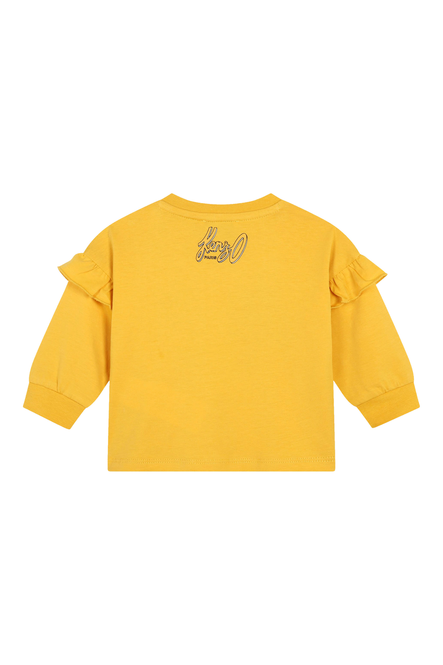 Kids Monkey Flower Long Sleeves Top