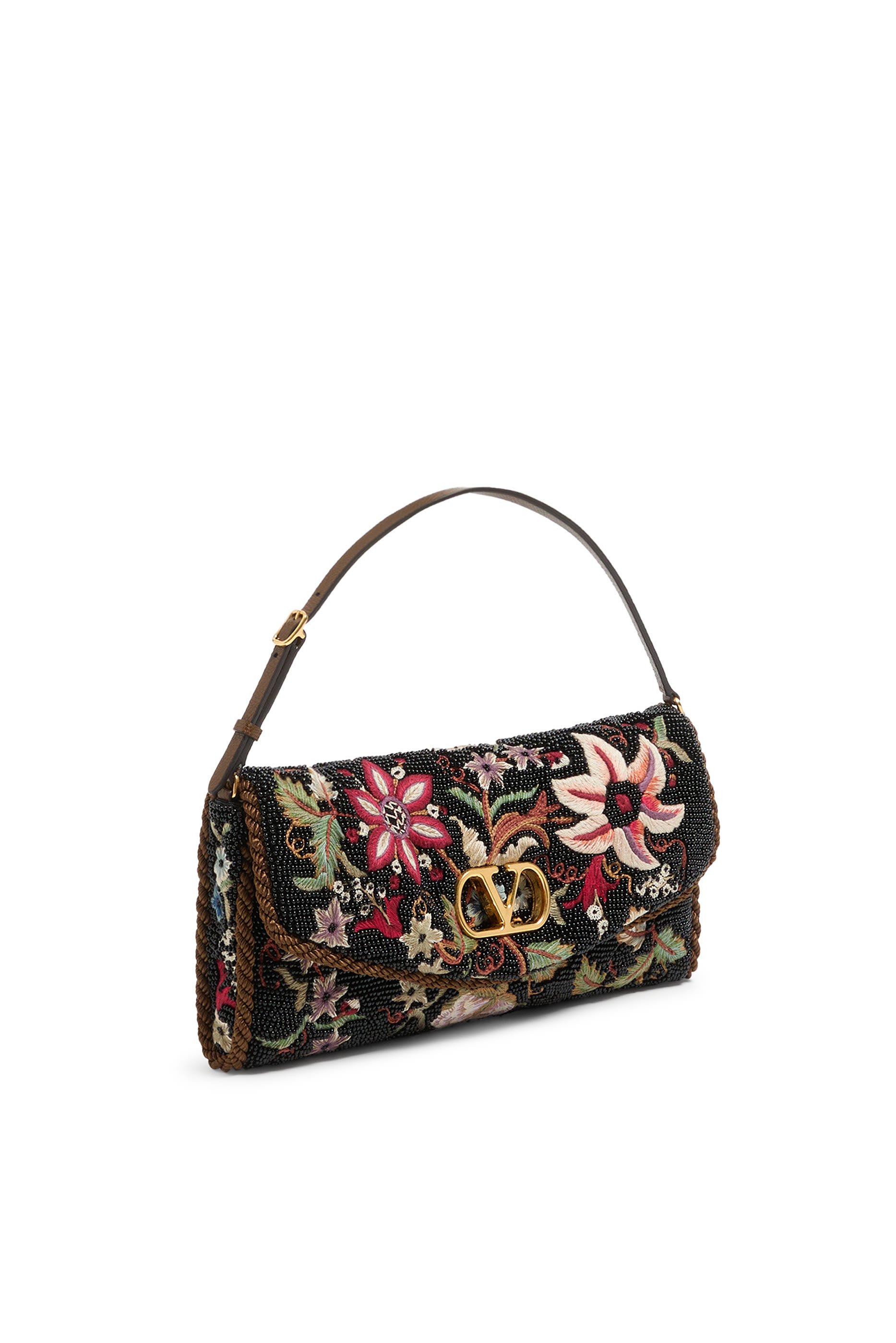 Vain Soft Embroidered Small Shoulder Bag