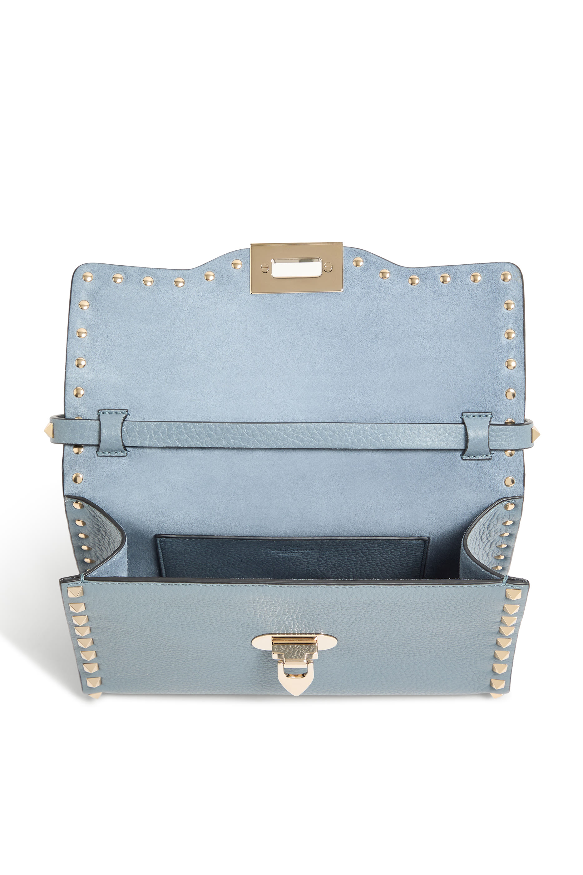 Rockstud Grained Small Shoulder Bag