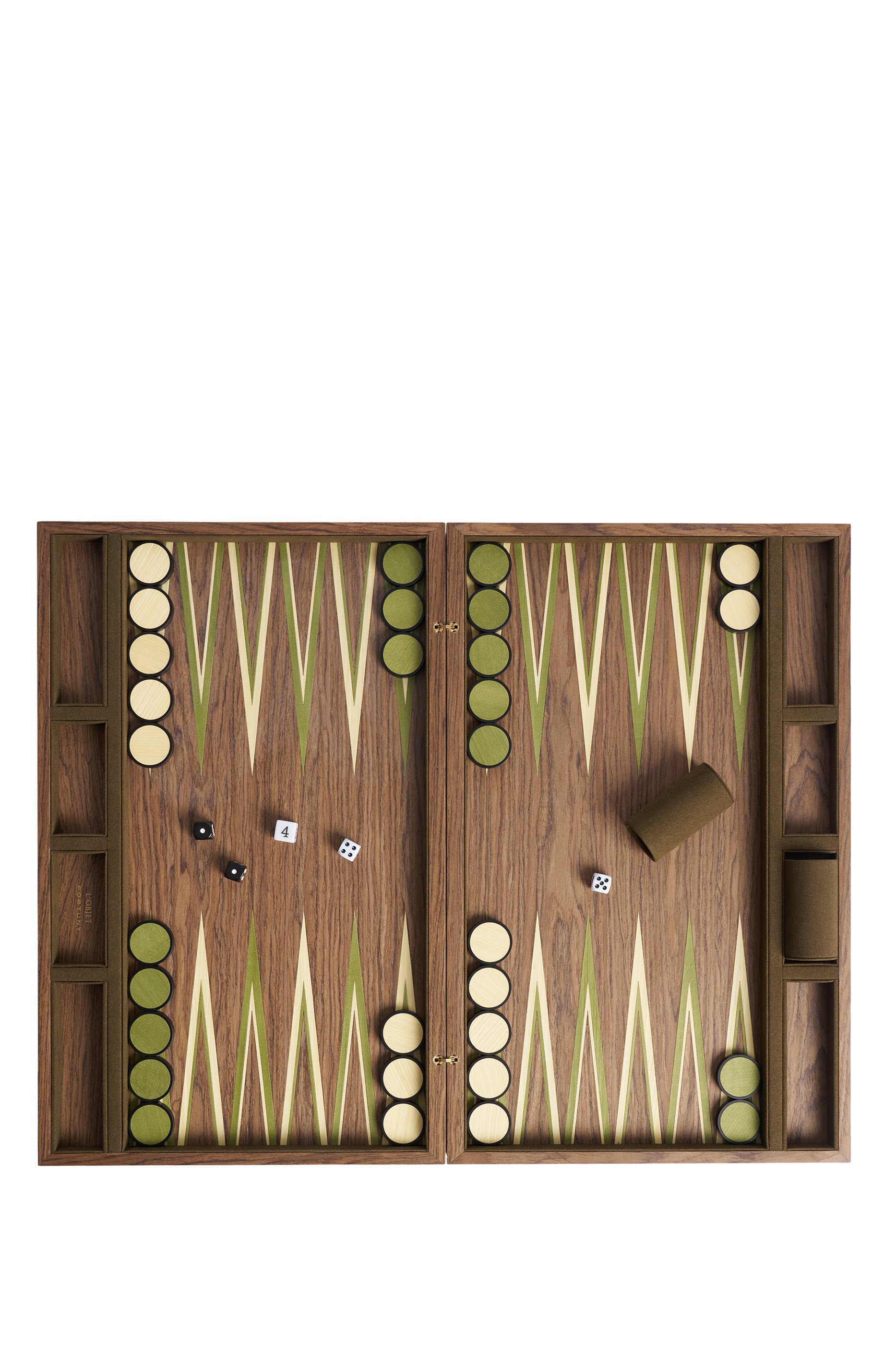 Fortuny Backgammon &ndash; Garno Isole Military Green