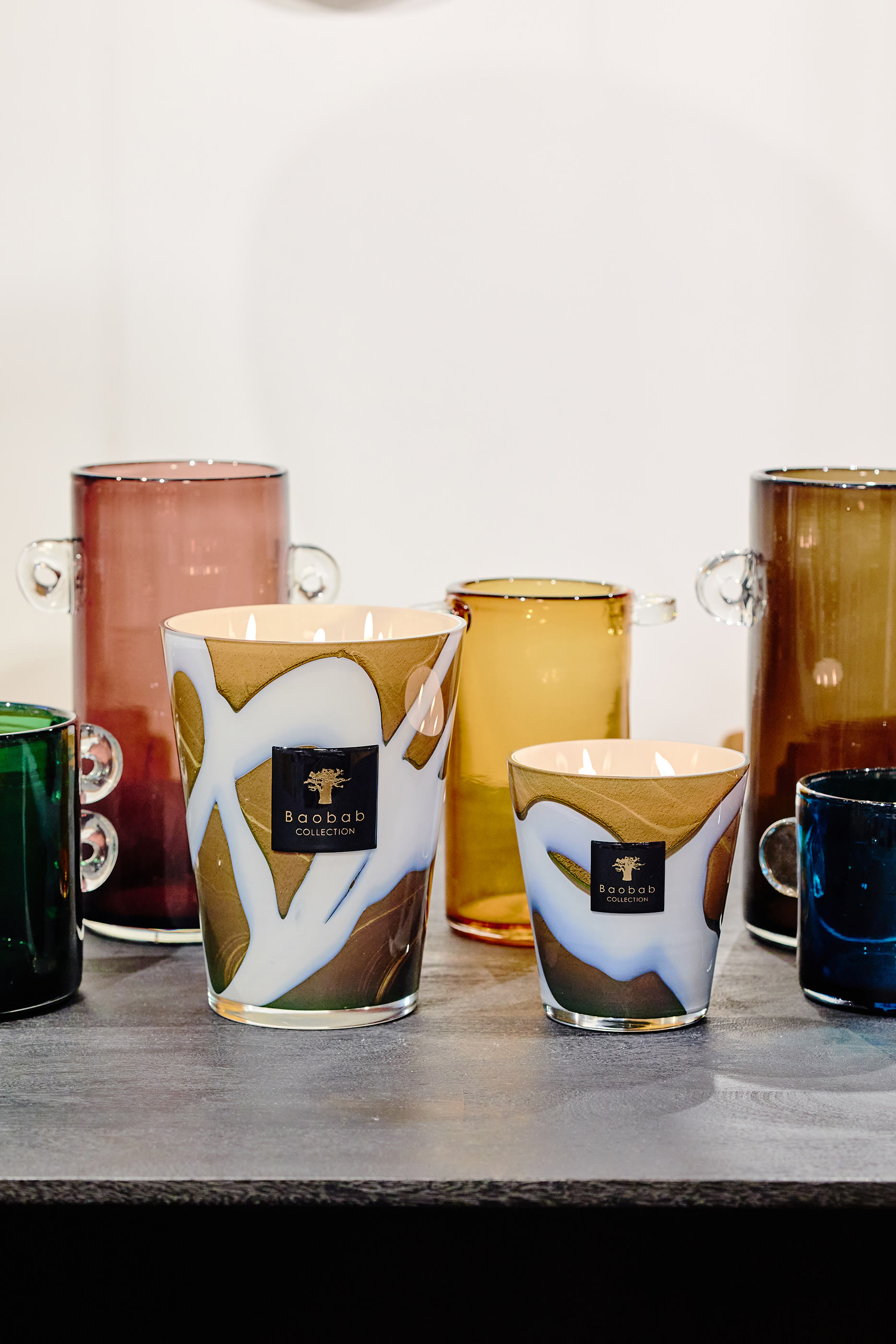 Max 10 Stones Agate Candle