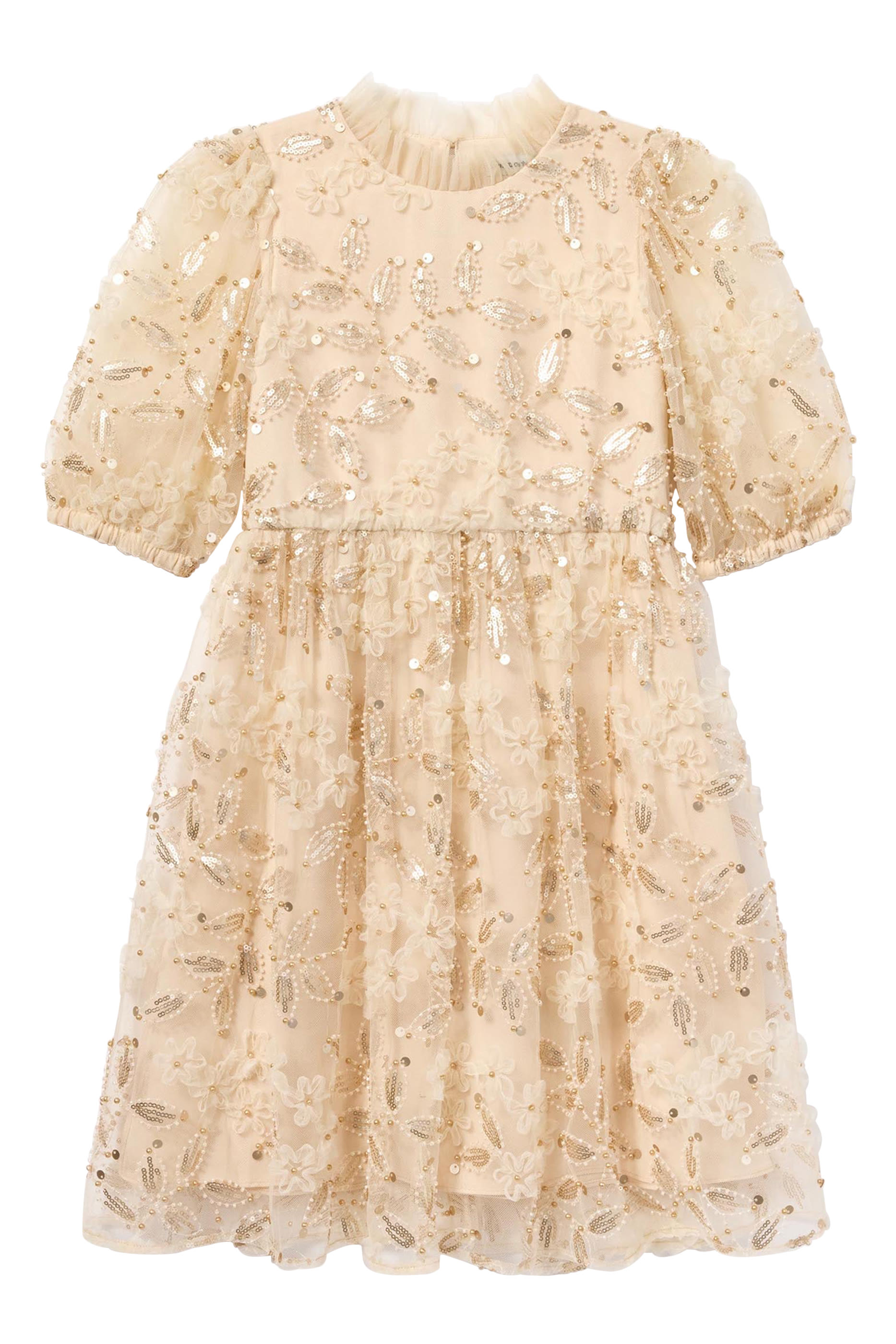 Kids Sequin Tulle Dress