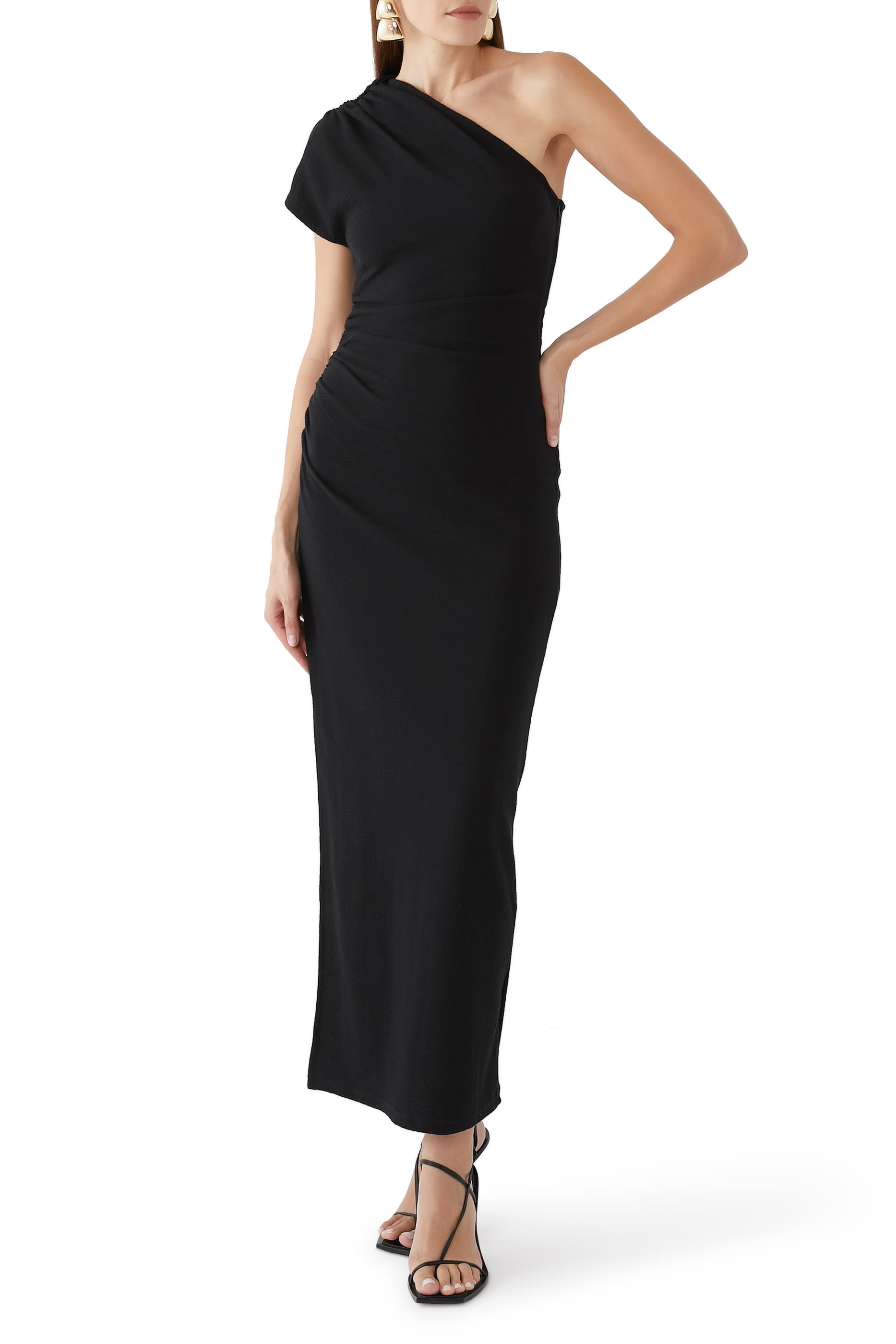 Beau Asymmetrical Midi Dress