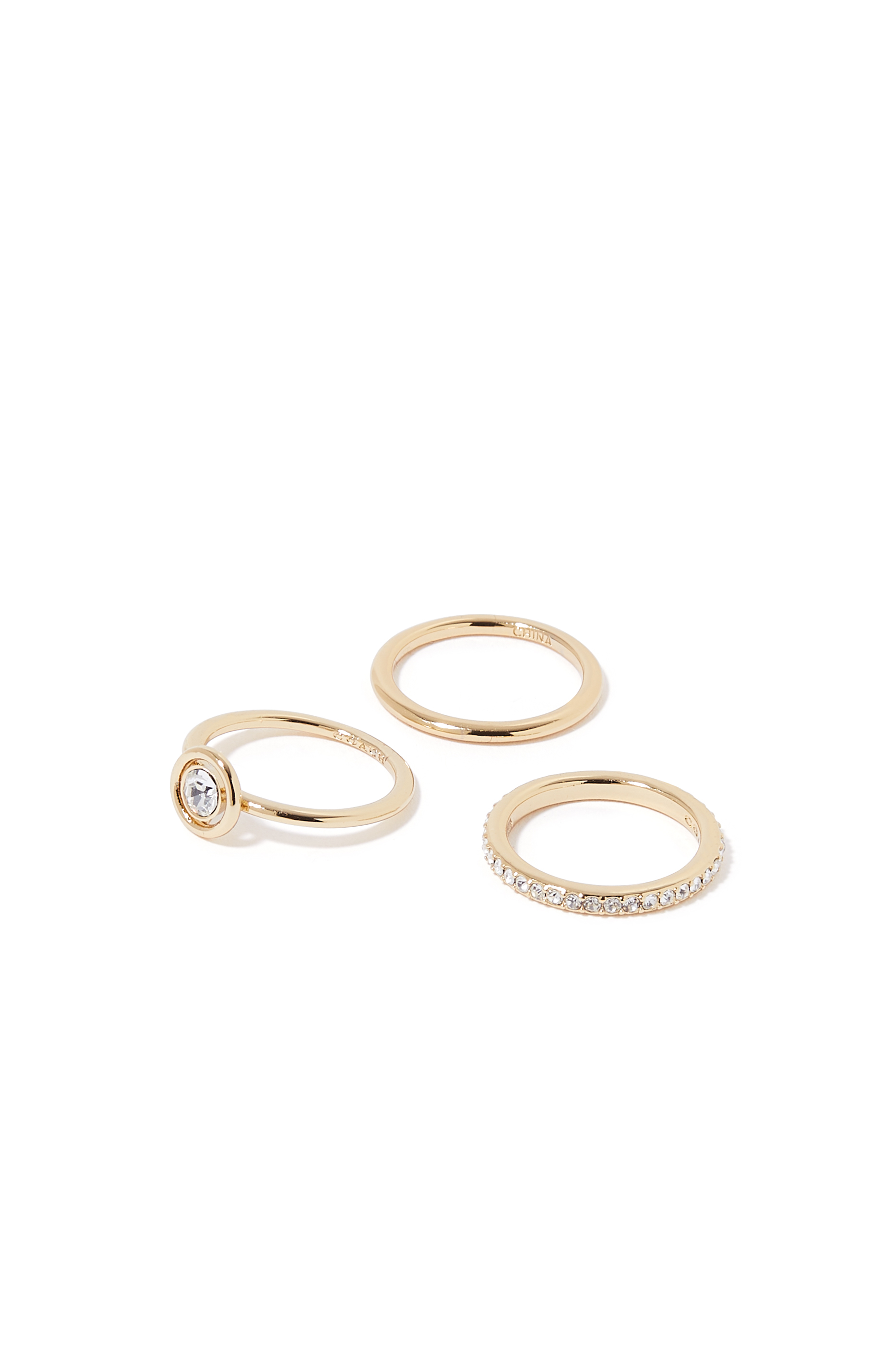 Halo Round Ring Set
