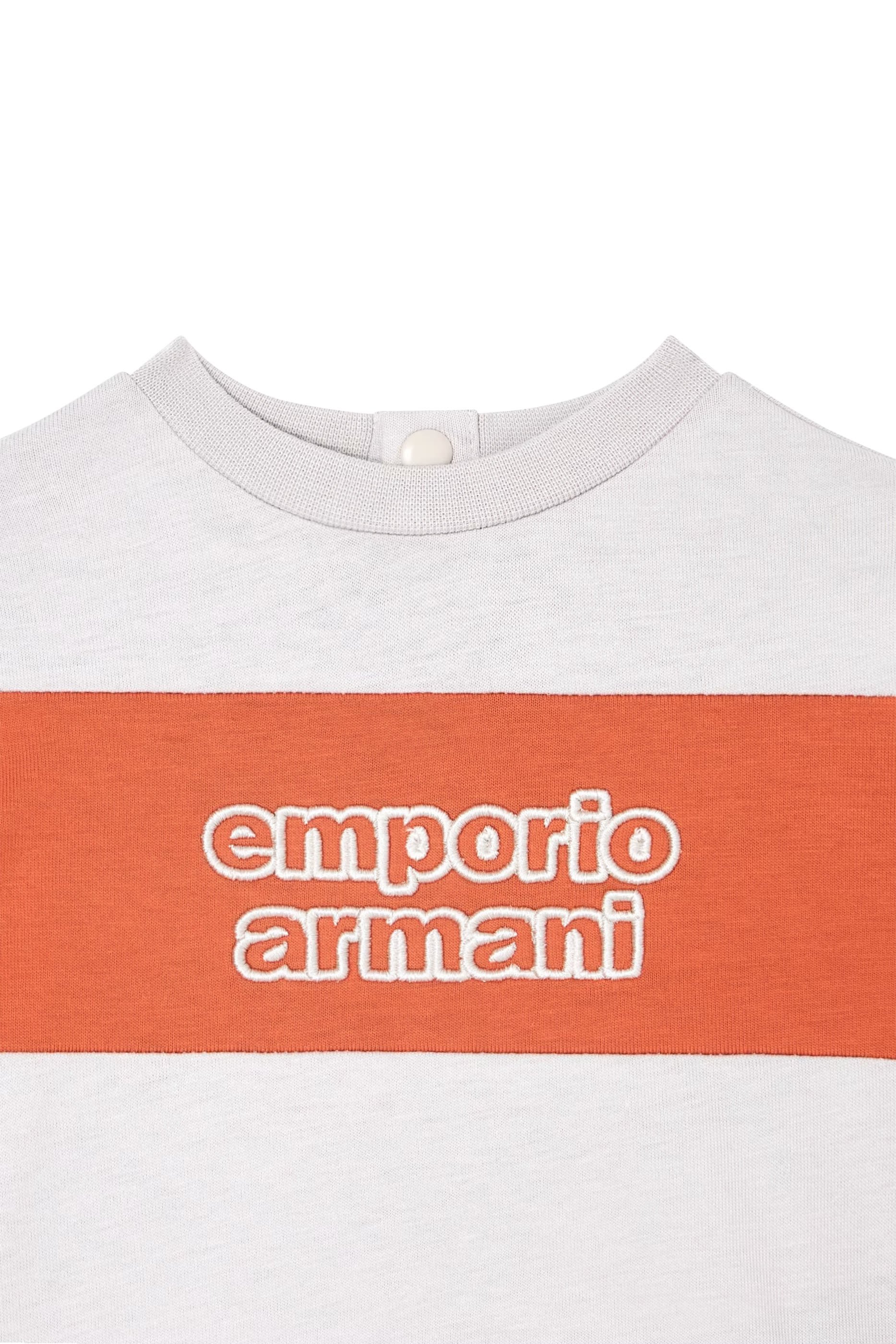 Kids Thick Stripes Macro EA Logo T-Shirt