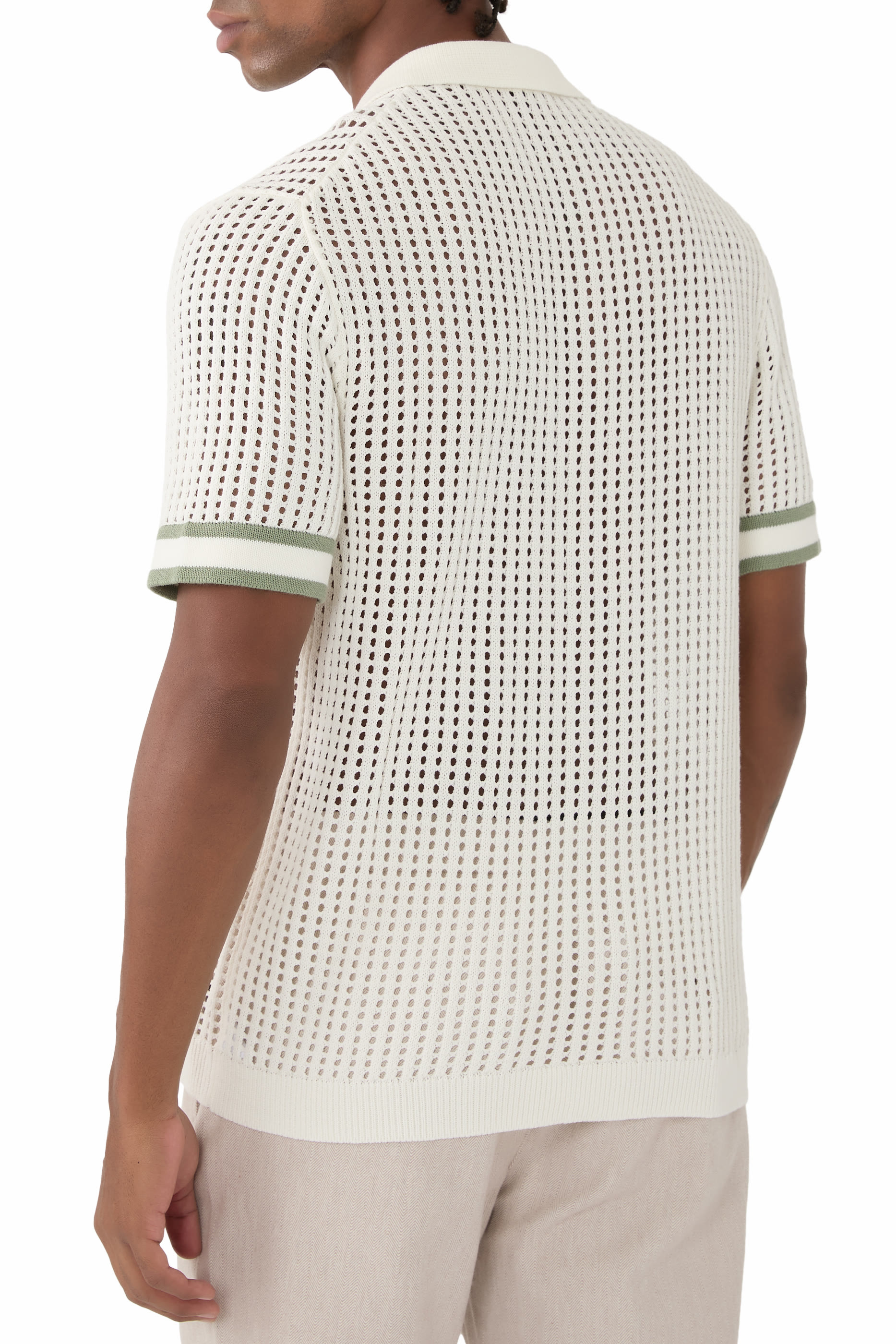 Elias Crochet Polo