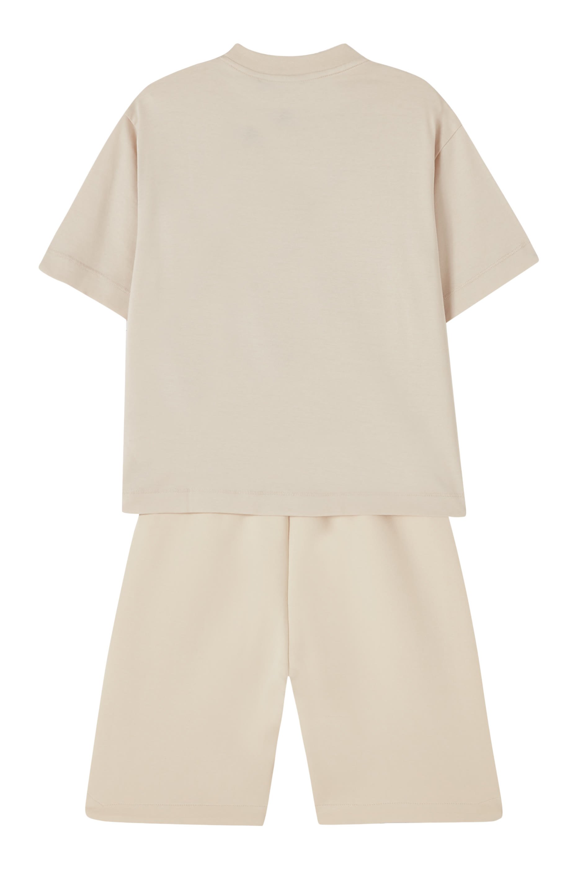 Kids Logo Text T-Shirt & Shorts Set