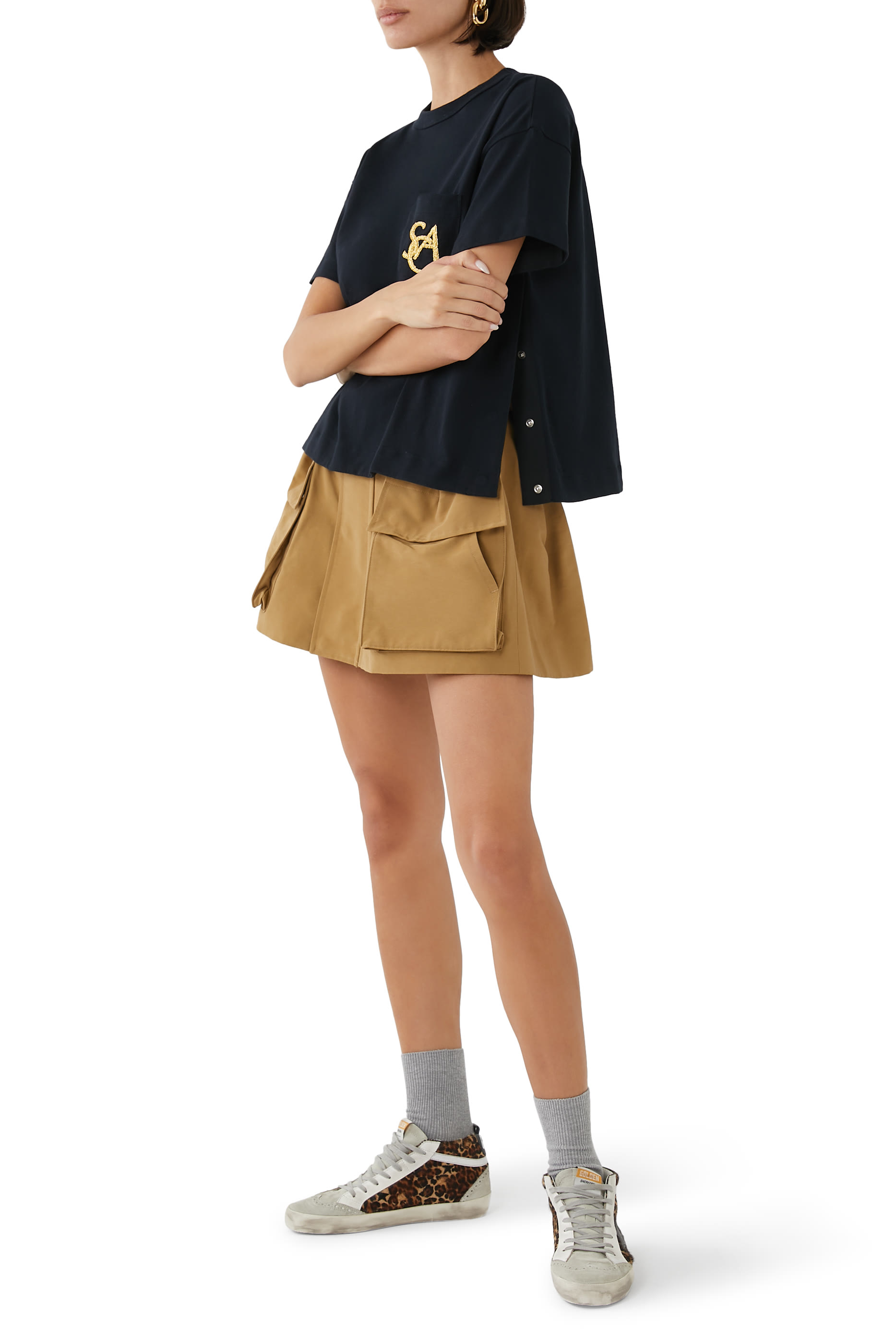 Emblem Cotton Jersey T-Shirt