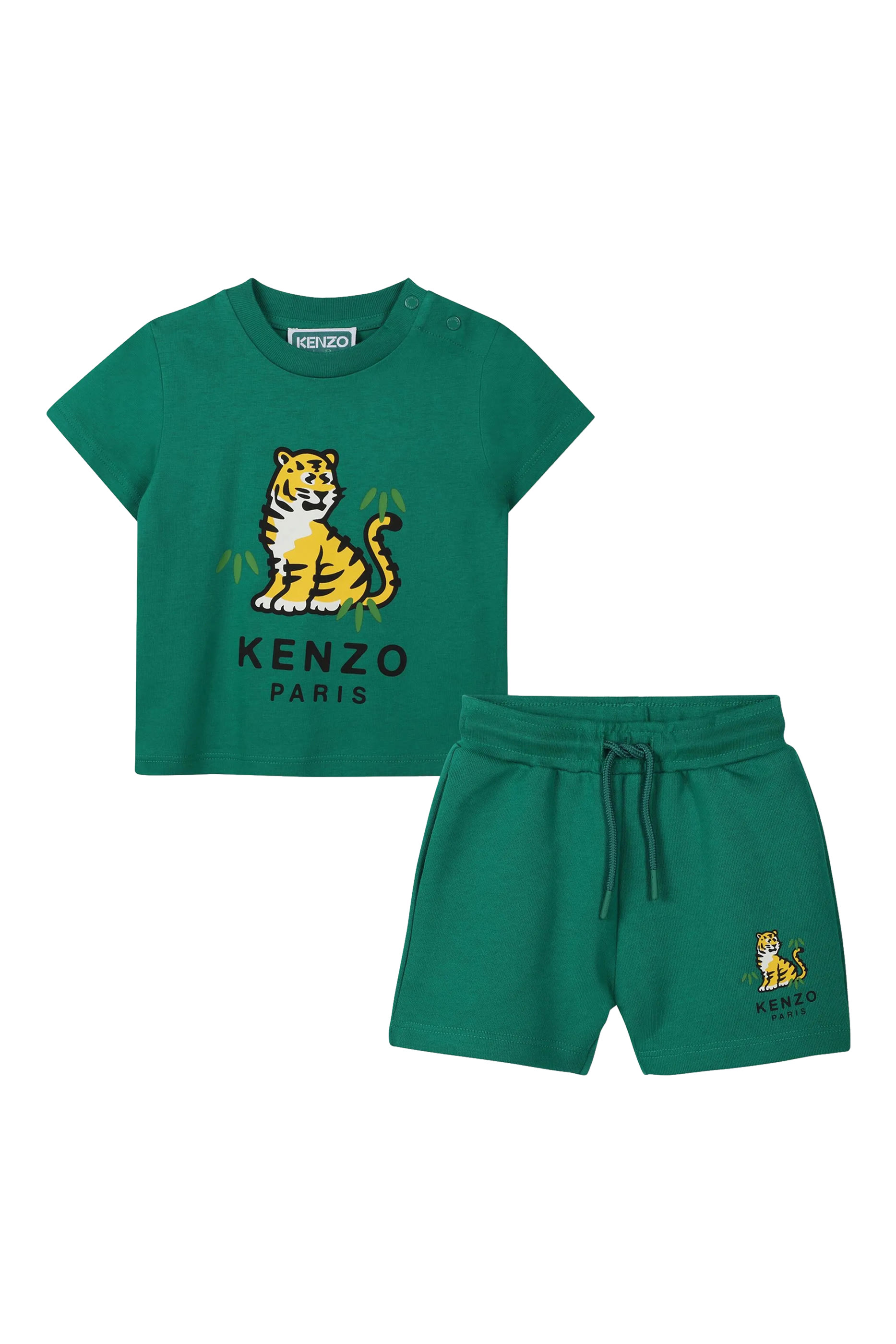 Kids Cotton T-Shirt & Shorts Set
