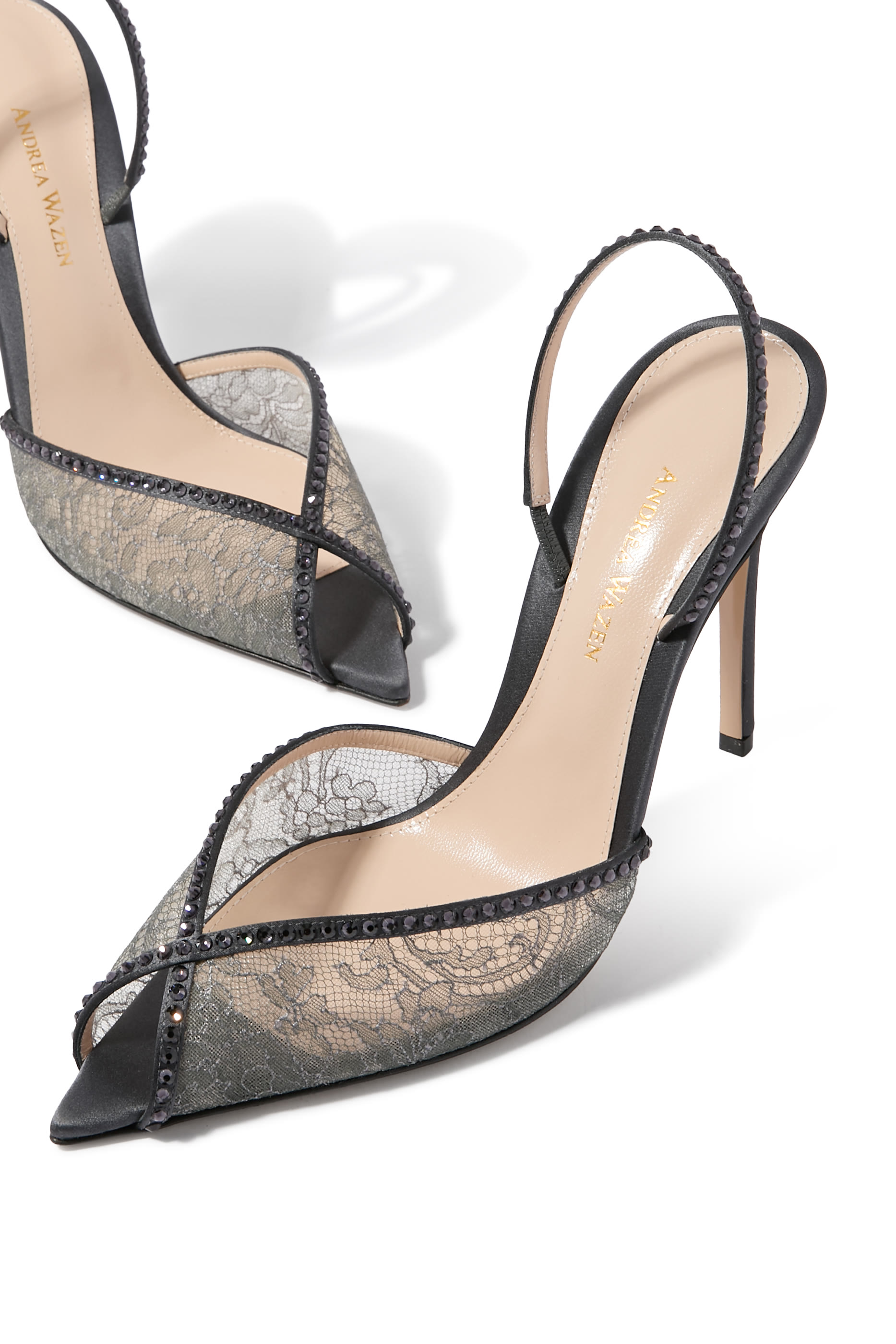  Katy Lace 105 Slingback Pumps