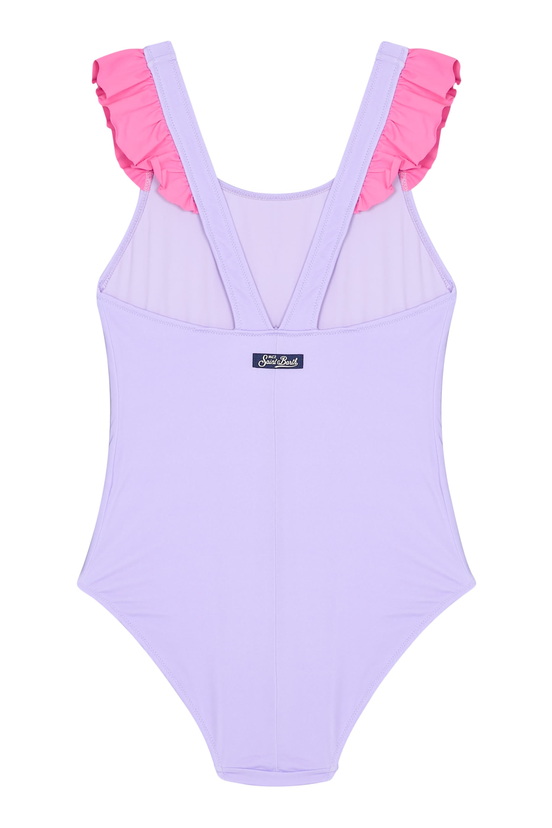 Kids Ruffled Unicorn-Print Swimsuit