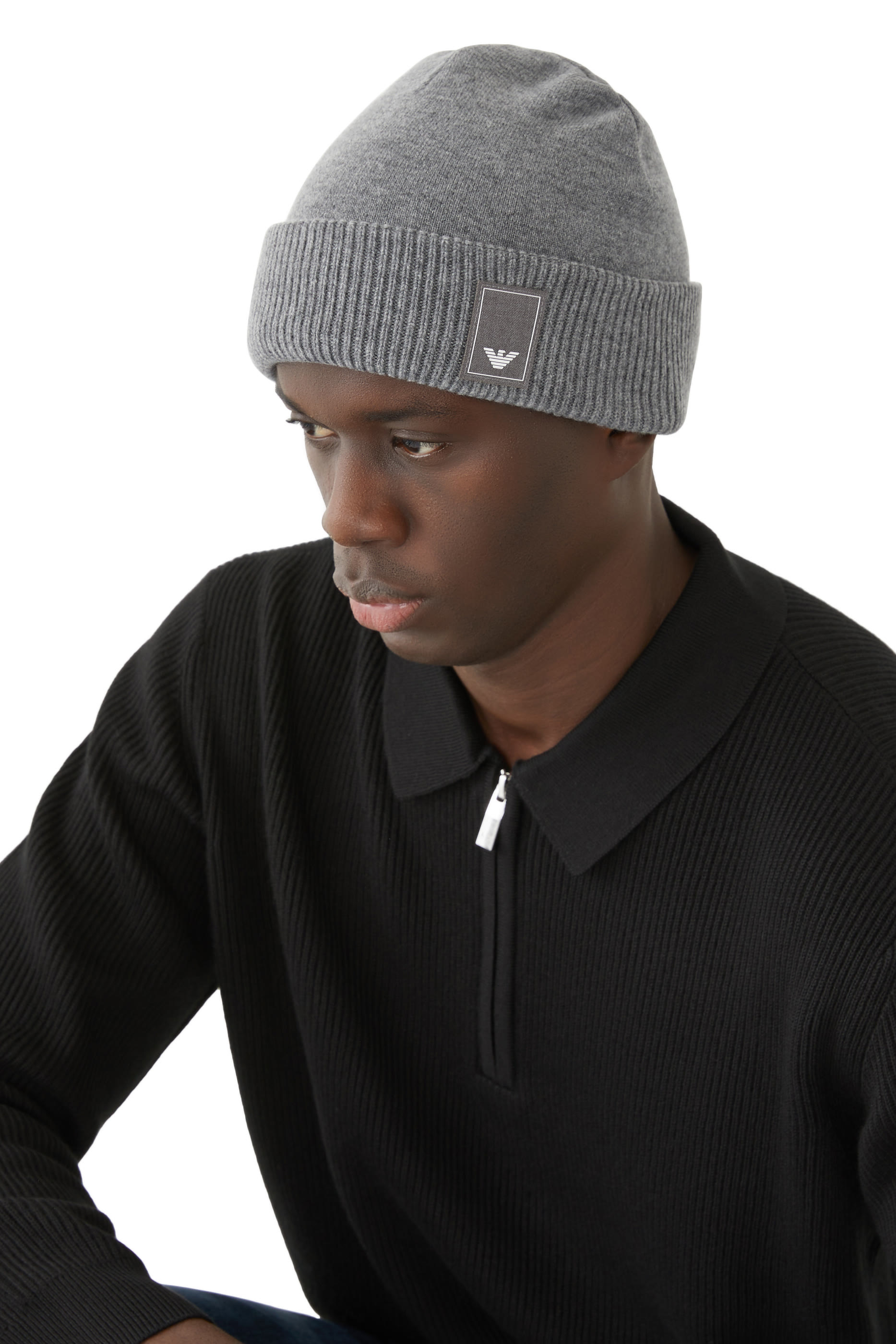Logo-Patch Beanie Hat