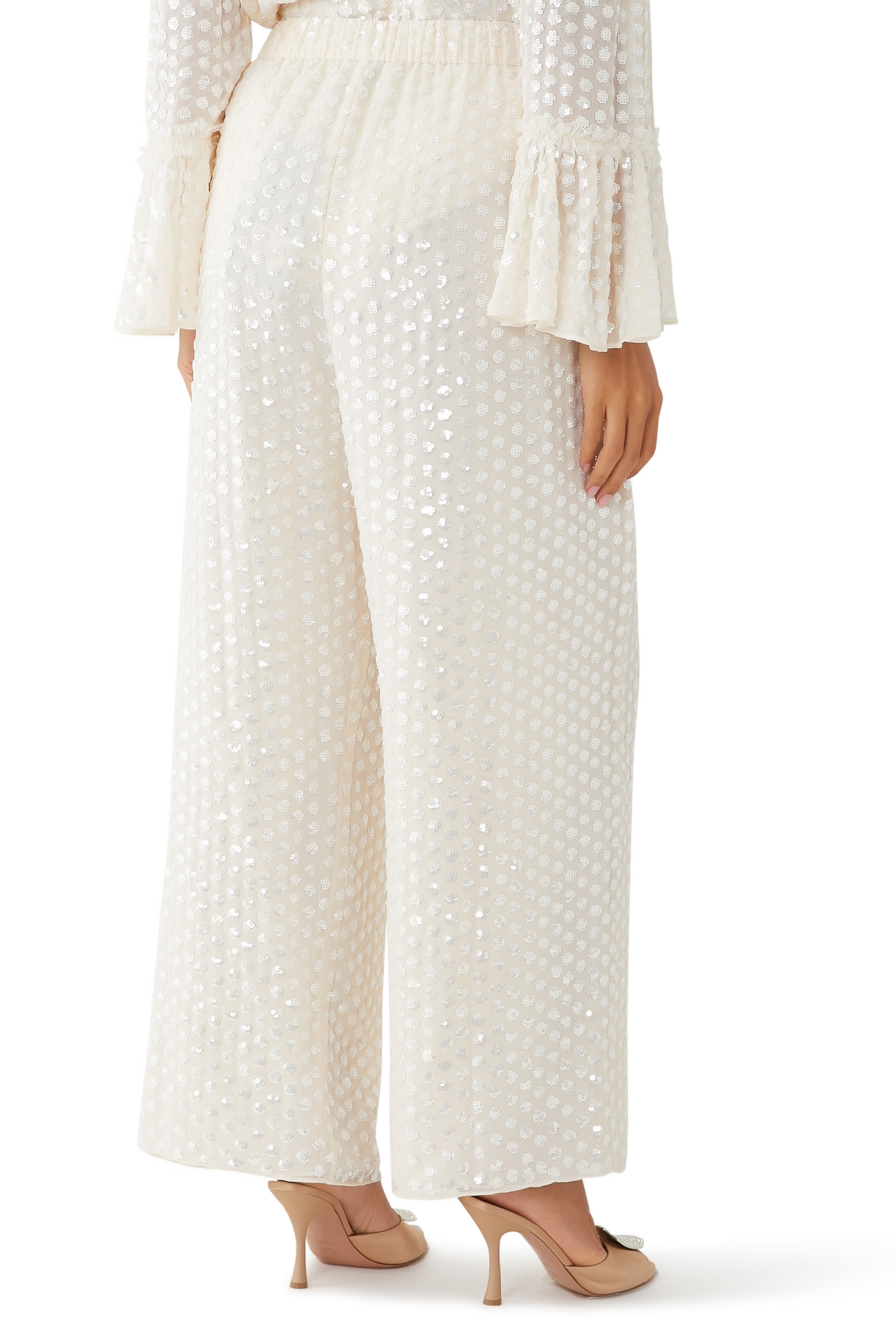 Raindrop Gloss Trousers