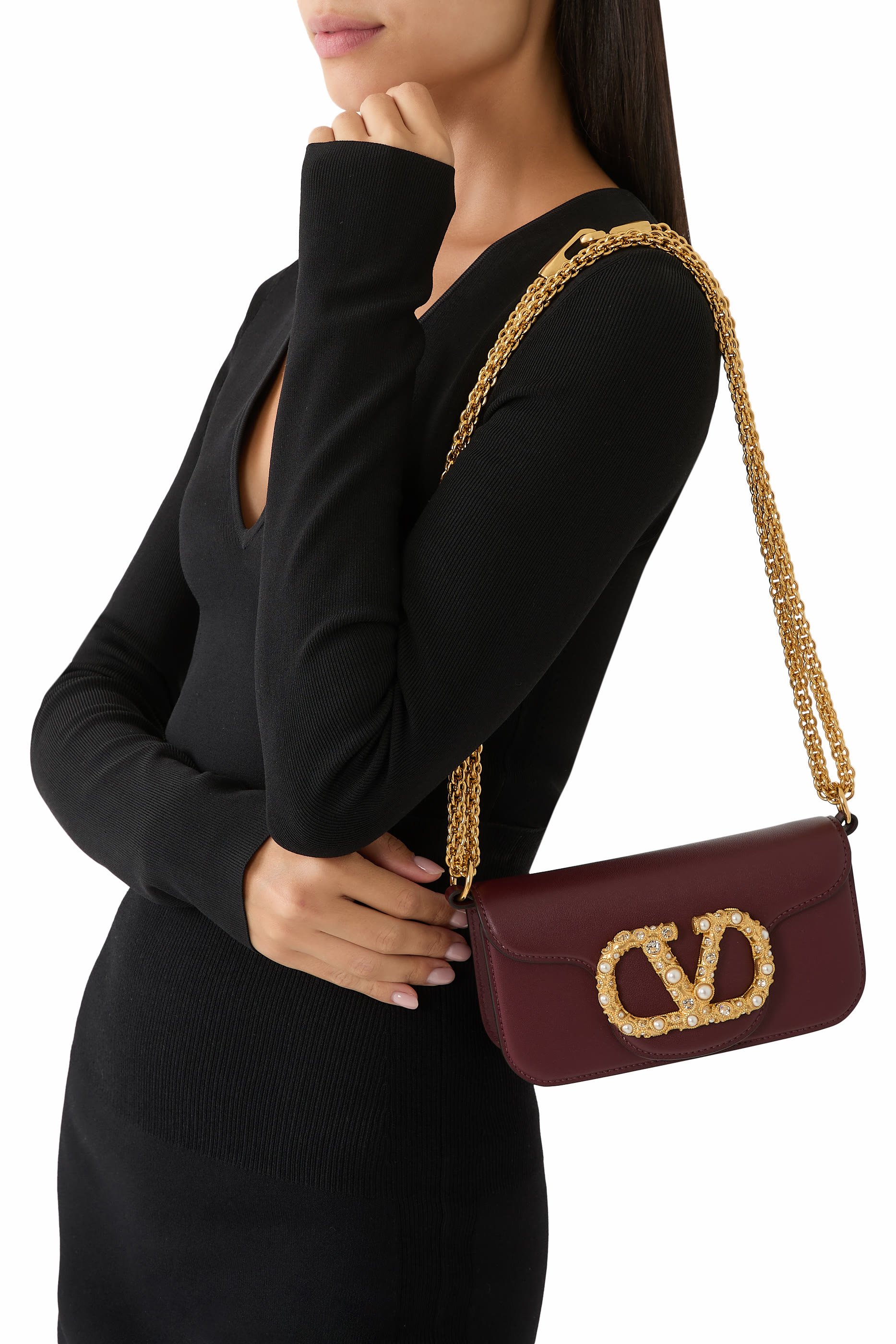 Locò Jewel Logo Small Shoulder Bag